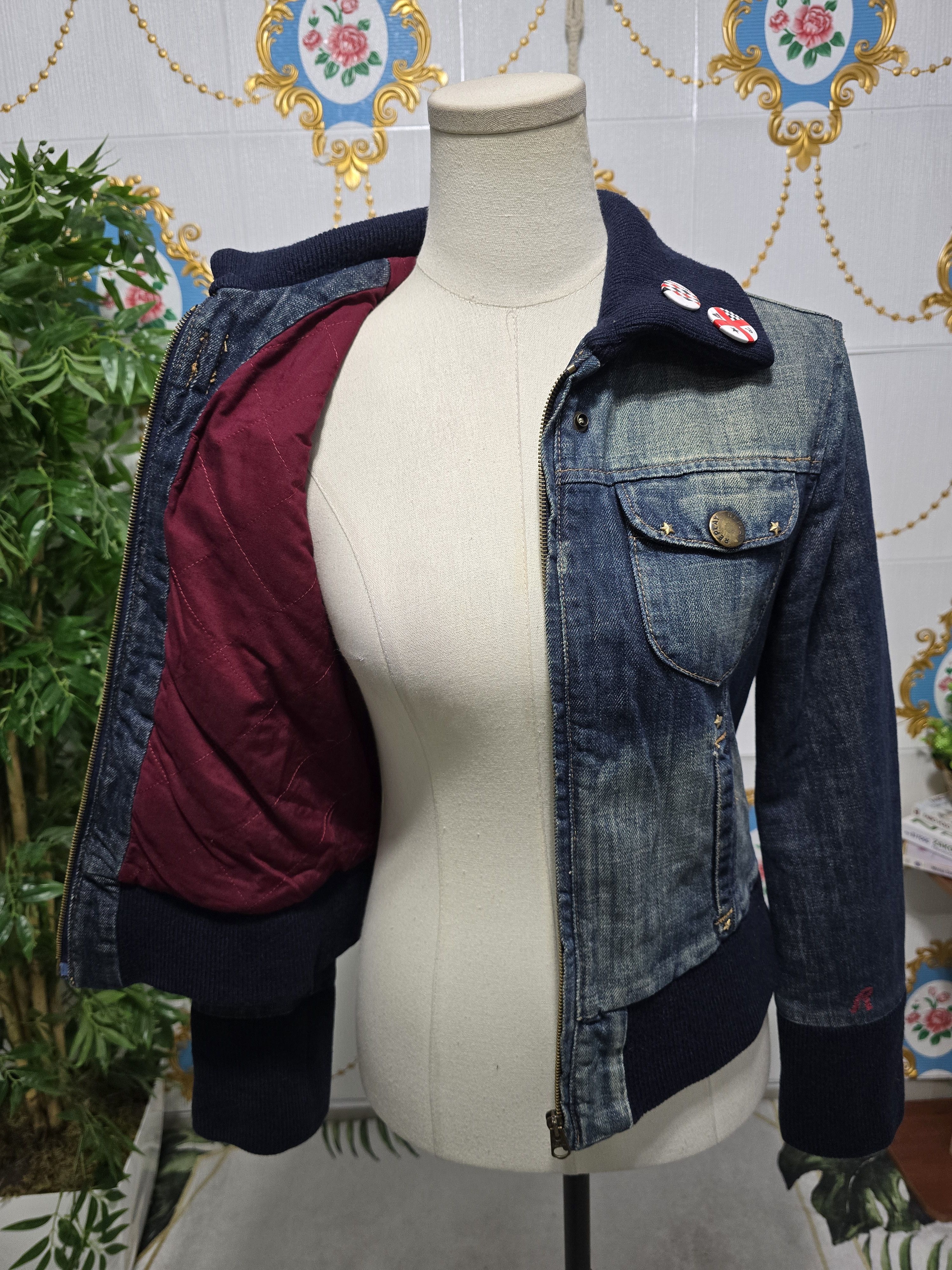 Replay REPLAY rare Vintage Jacket, beautiful with all accessories Size M / US 6-8 / IT 42-44 - 16 Thumbnail