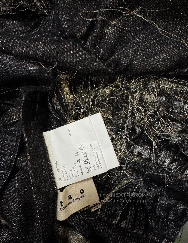 Comme des Garcons Comme Des Garcons size XS Gold and Silver Thread Pleated S Size 23" - 5 Thumbnail