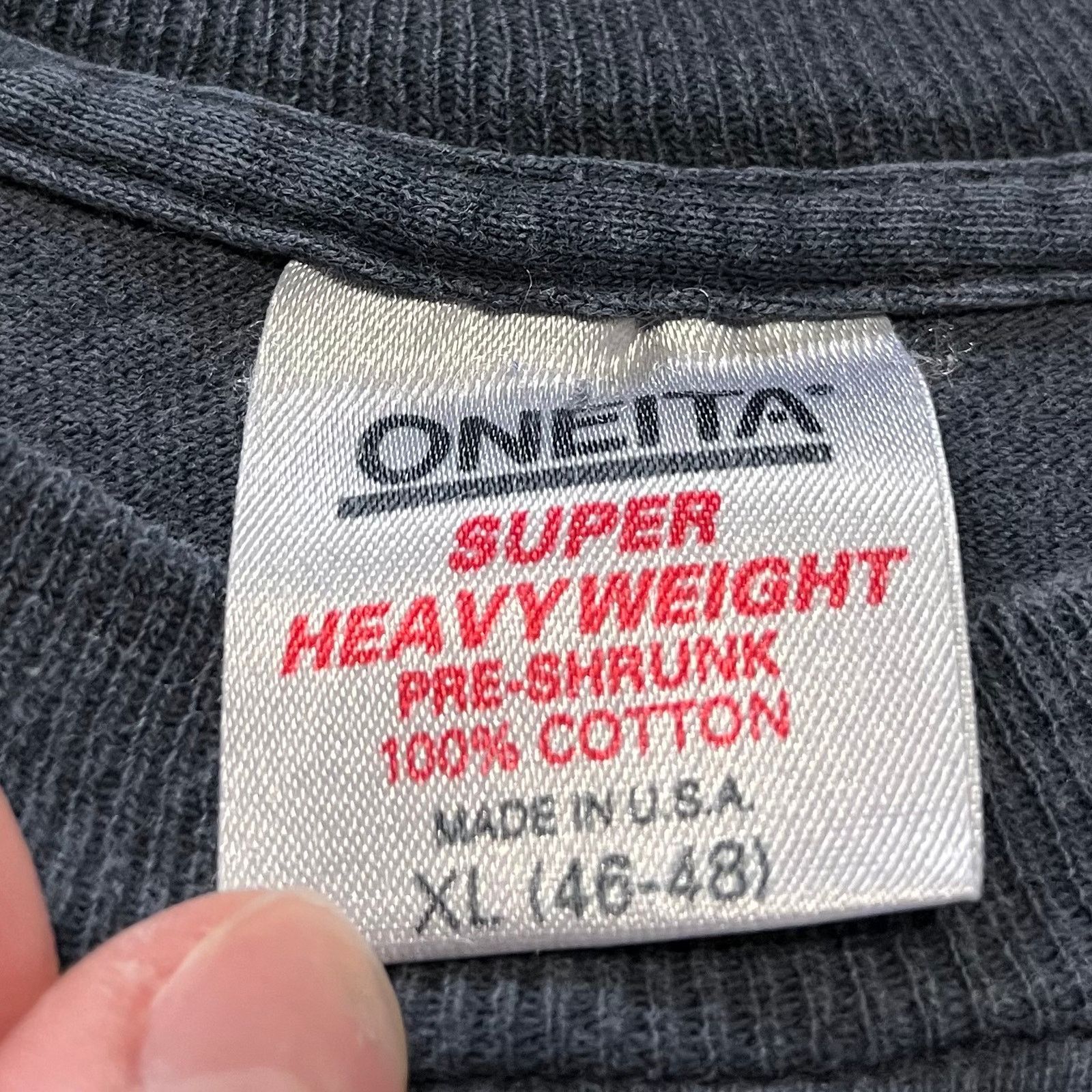 Other Vintage 90s Oneita San Francisco Black Shirt XL Size US XL / EU 56 / 4 - 3 Thumbnail