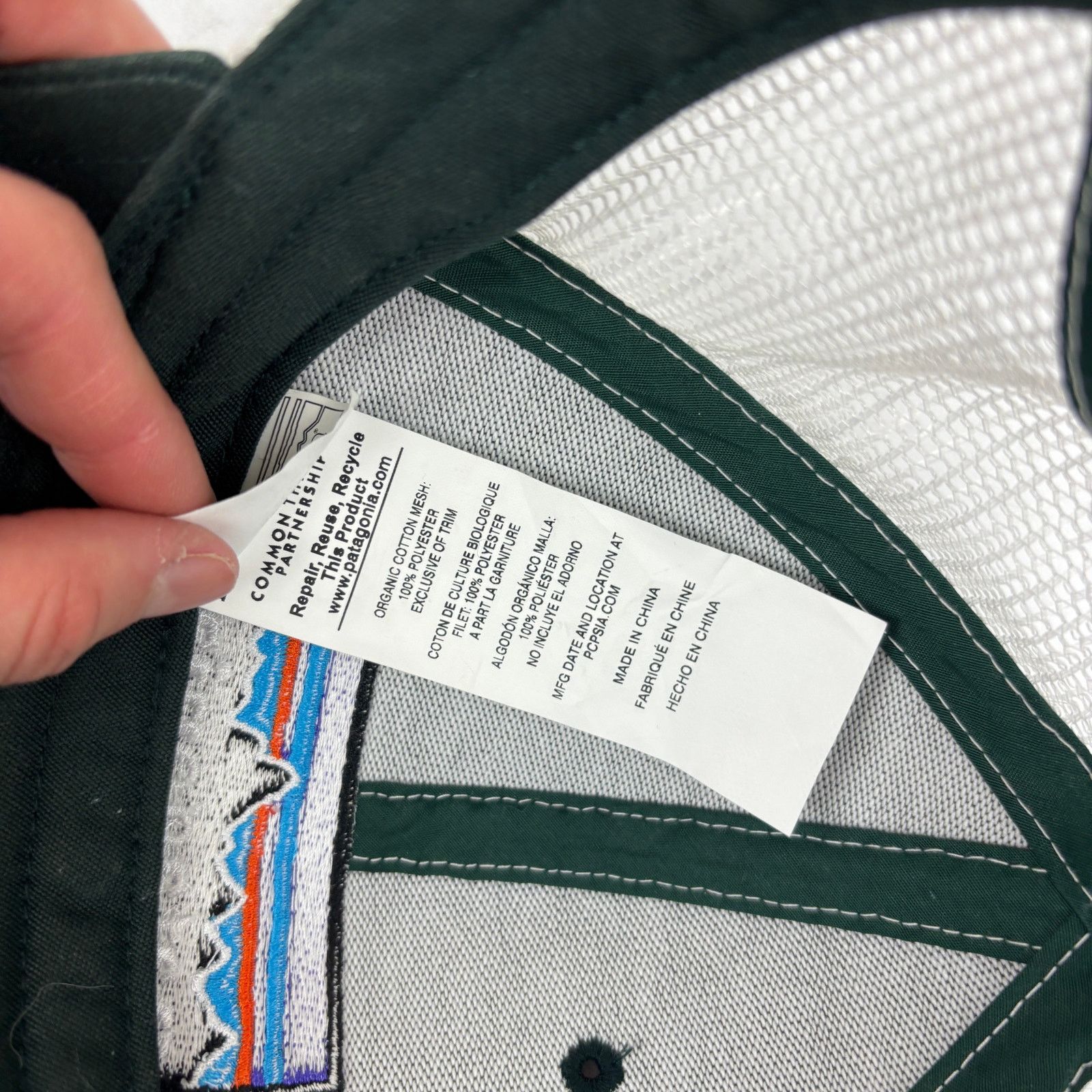 Patagonia Patagonia Black Mountain Snapback Trucker Hat p-6 logo Size ONE SIZE - 10 Thumbnail