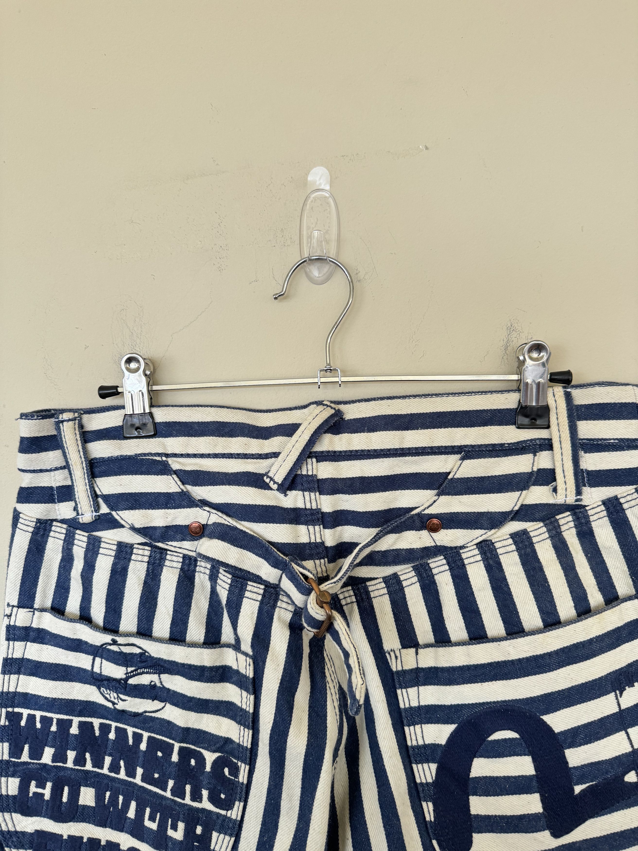 Evisu Evisu Pinstripe Denim Size US 34 / EU 50 - 11 Thumbnail
