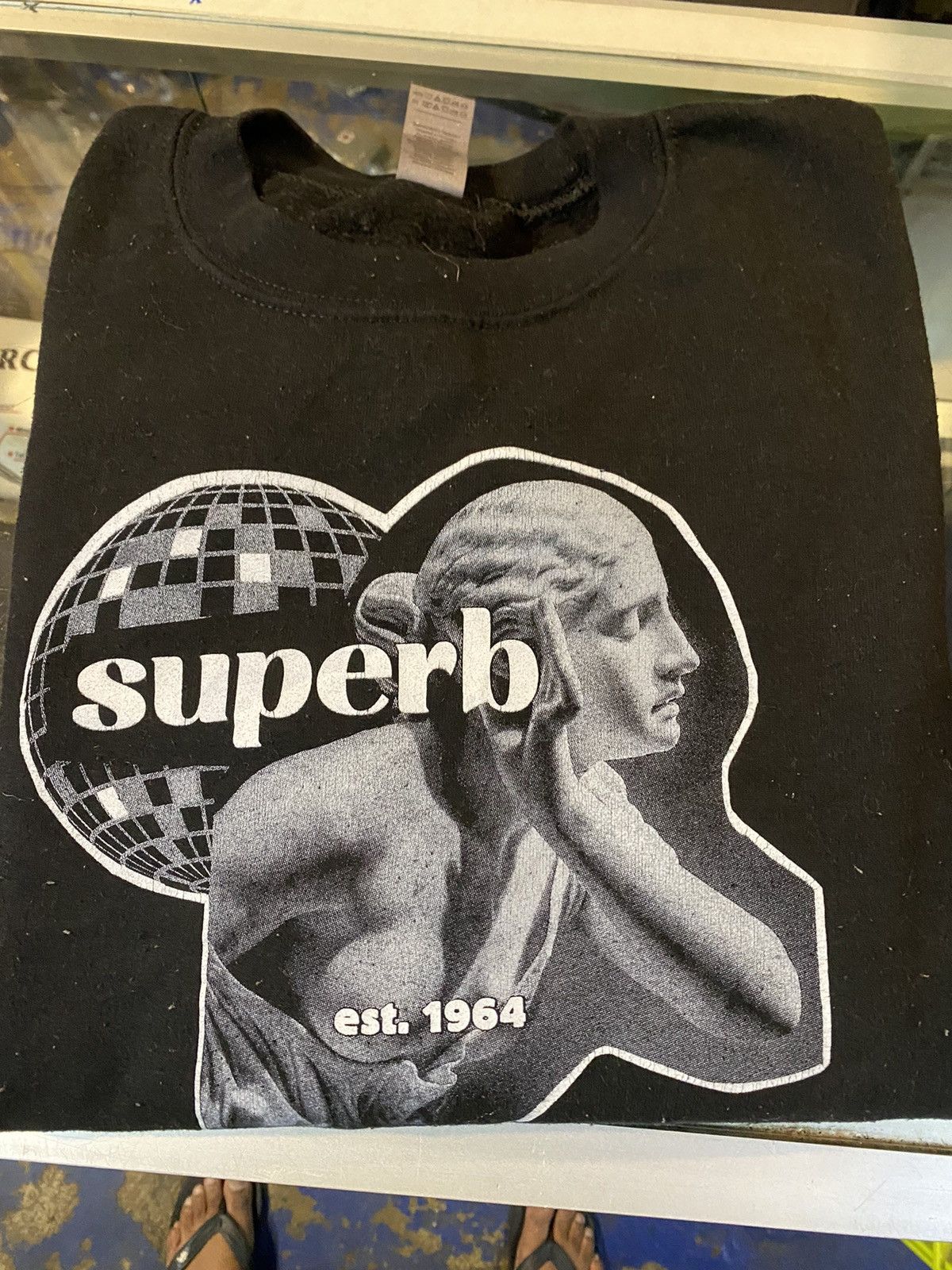 SUPERB Black sweatshirt Superb Size US M / EU 48-50 / 2 - 1 Thumbnail