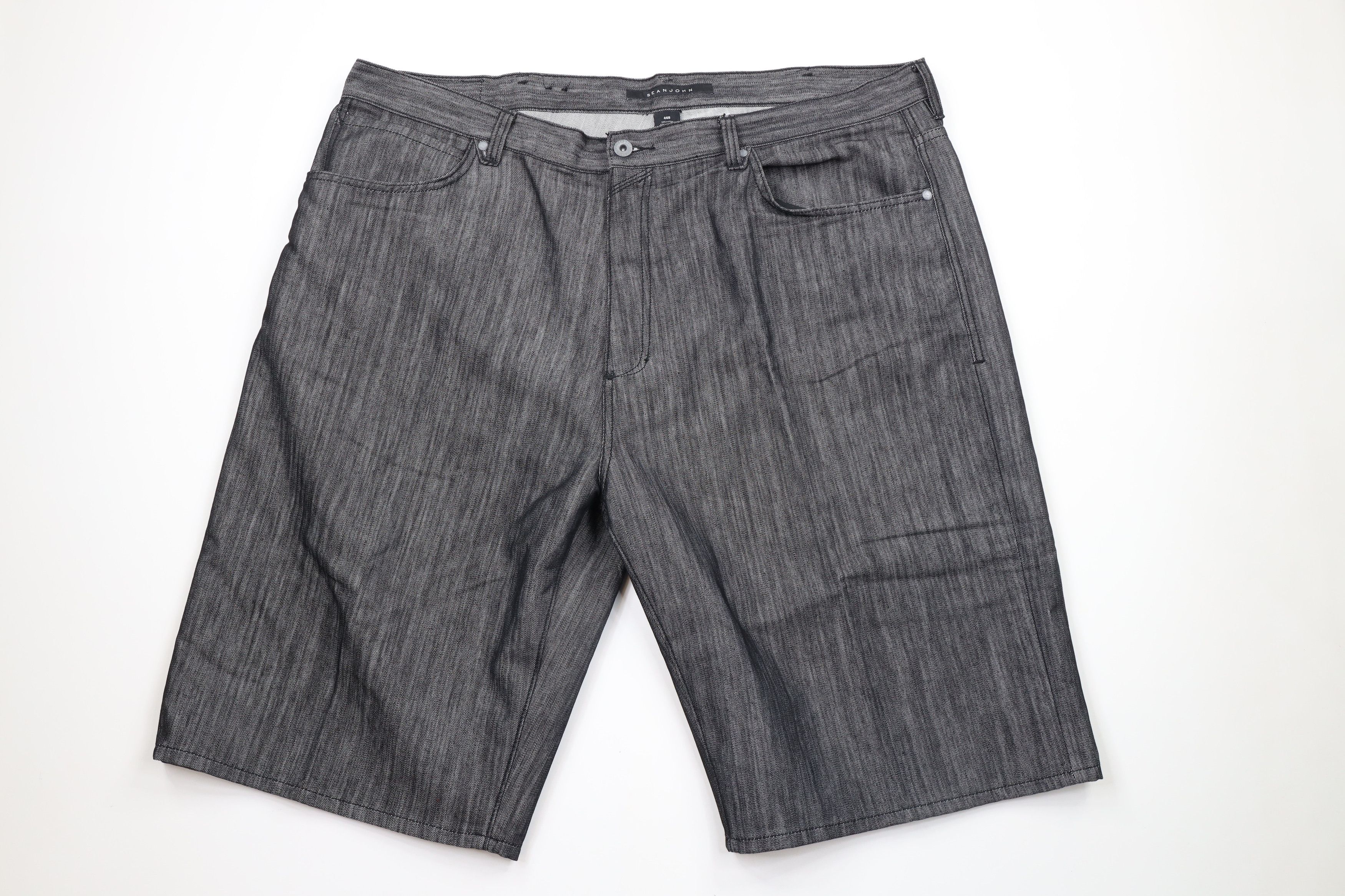 Sean John × Vintage Vintage Sean John Fit Hip Hop Denim Jean Shorts Jorts Black Size US 44 / EU 60 - 1 Thumbnail