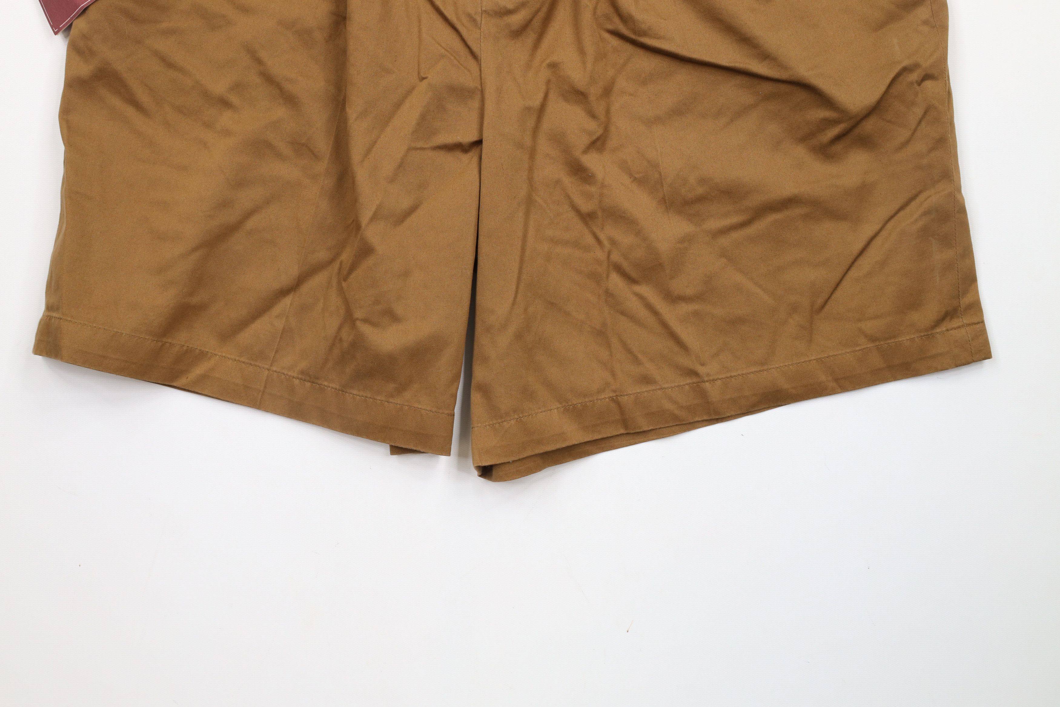 Vintage Deadstock Vintage 90s Streetwear Chino Shorts Brown Cotton Size 36" / US 14 / IT 50 - 4 Thumbnail