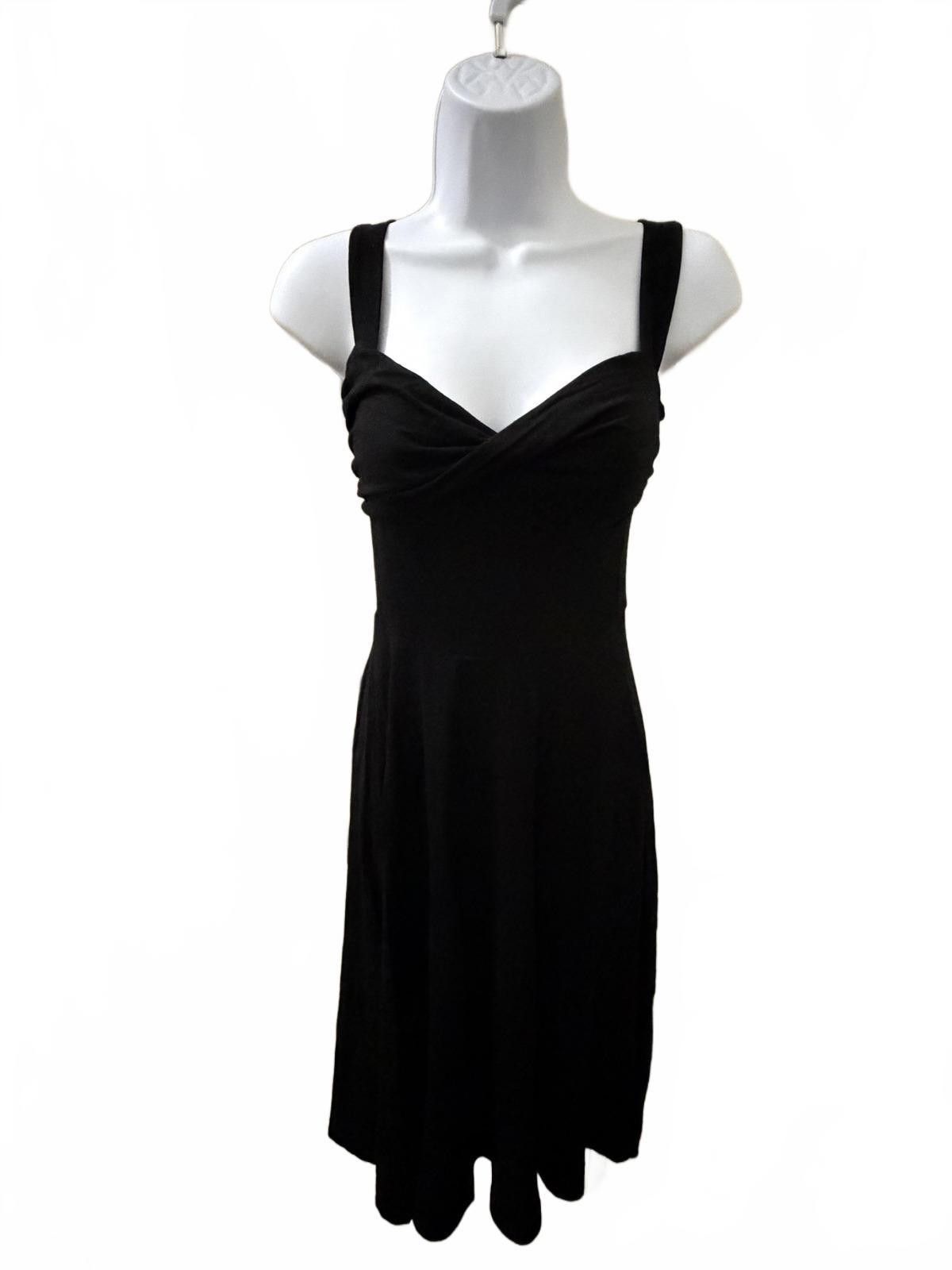 Other REFORMATION Twist-top Midi Dress in Black (SMALL) Size S / US 4 / IT 40 - 1 Thumbnail