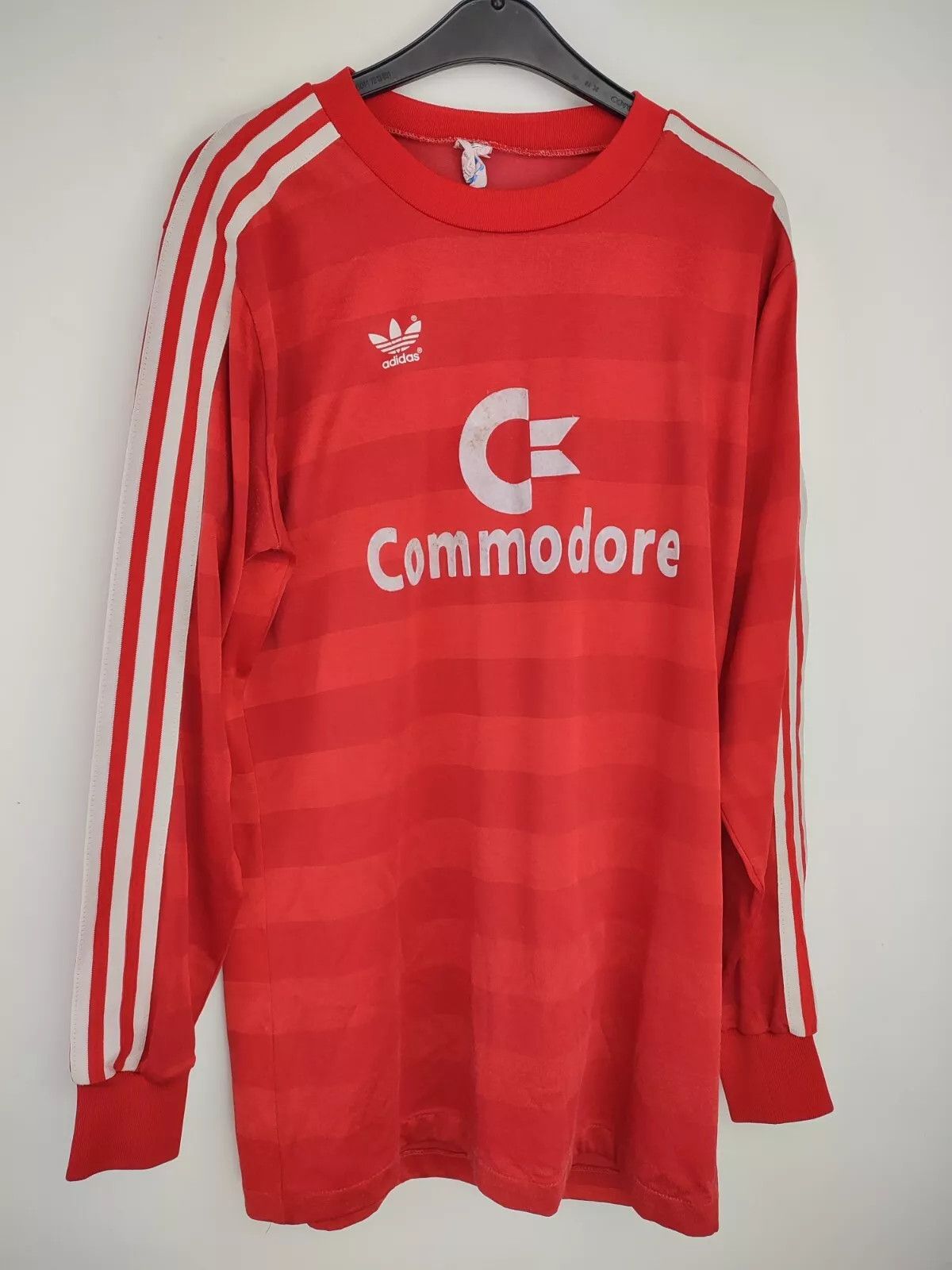 Adidas FC Bayern Munich 1984 1985 1986 Home FOOTBALL Kit SHIRT Size US M / EU 48-50 / 2 - 8 Thumbnail