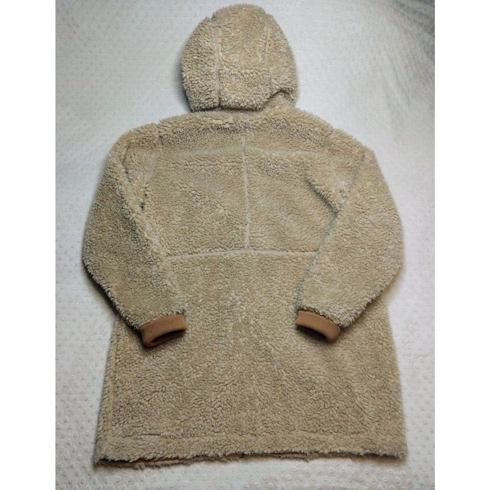 Patagonia Patagonia Women's Dusty Mesa Parka Mid Coat Jacket XL Beige - Fleece, Full Zip, Hooded, Insulated, Lined, Relaxed Fit, Jacket Size XL / US 12-14 / IT 48-50 - 7 Thumbnail