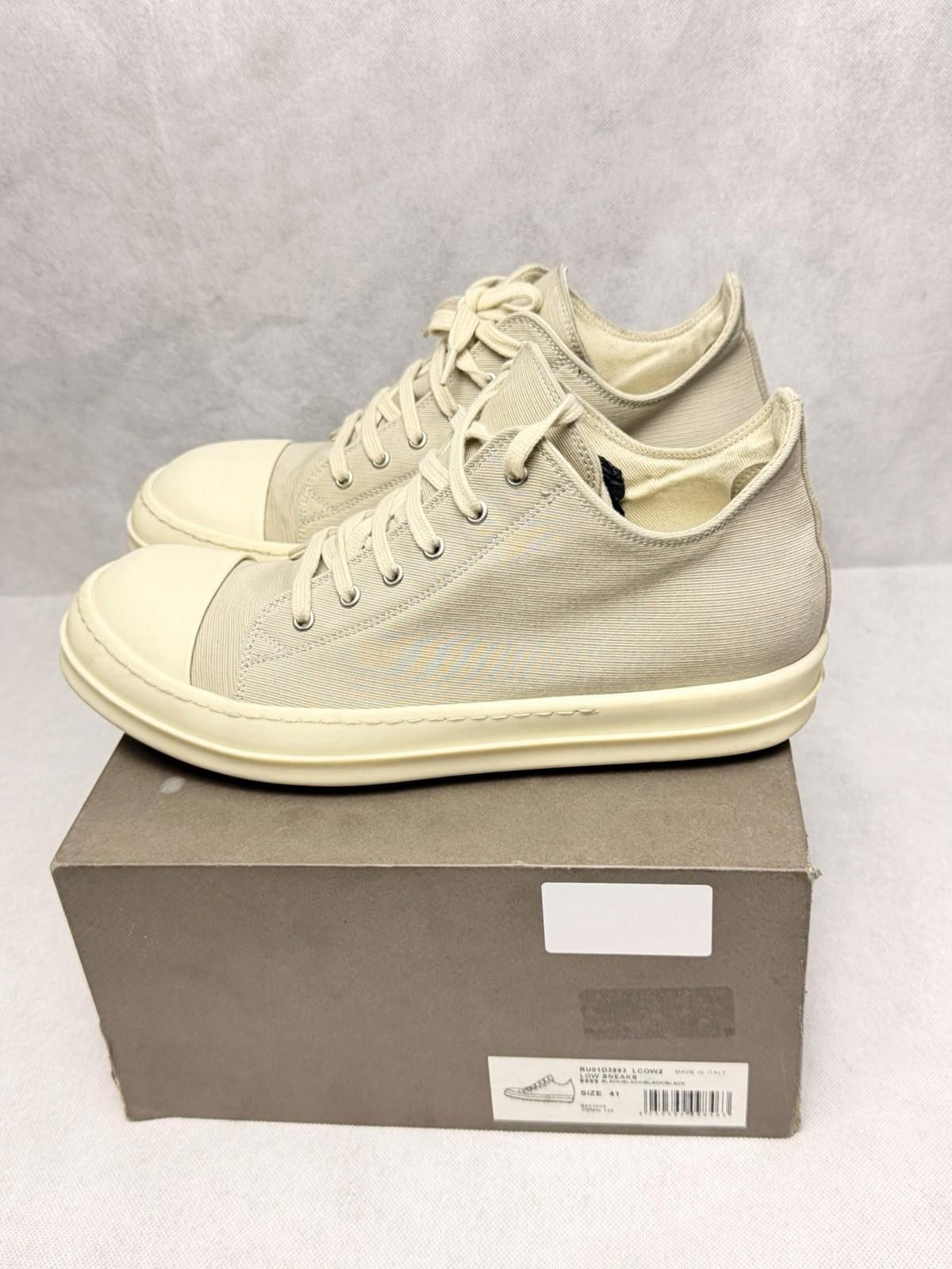 Rick Owens Rick Owens DRKSHDW Low Sneak Ramones SZ EU 41 Khaki