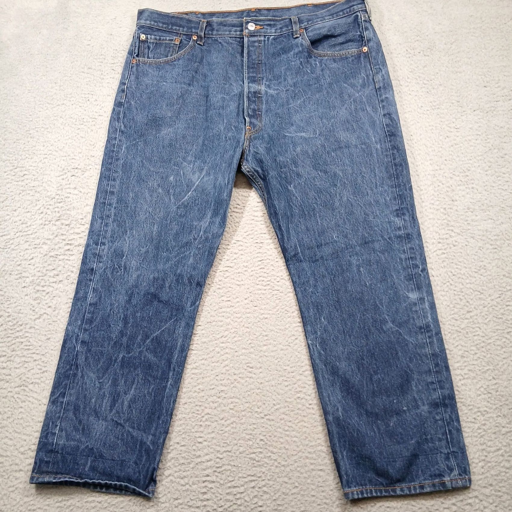 Levi's VINTAGE Levi's 501 Jeans Men's Blue Denim Straight Button Fly 42x30 Regular Mens Size US 42 / EU 58 - 2 Thumbnail
