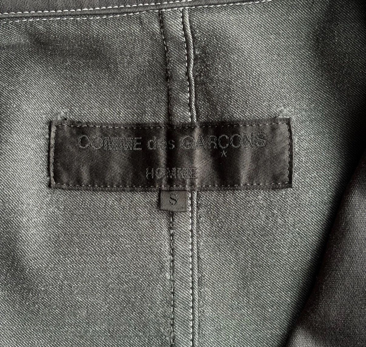 Yohji Yamamoto Comme des Garcons 02aw Contrast Stitch Panel Blazer K4 Size US S / EU 44-46 / 1 - 5 Thumbnail