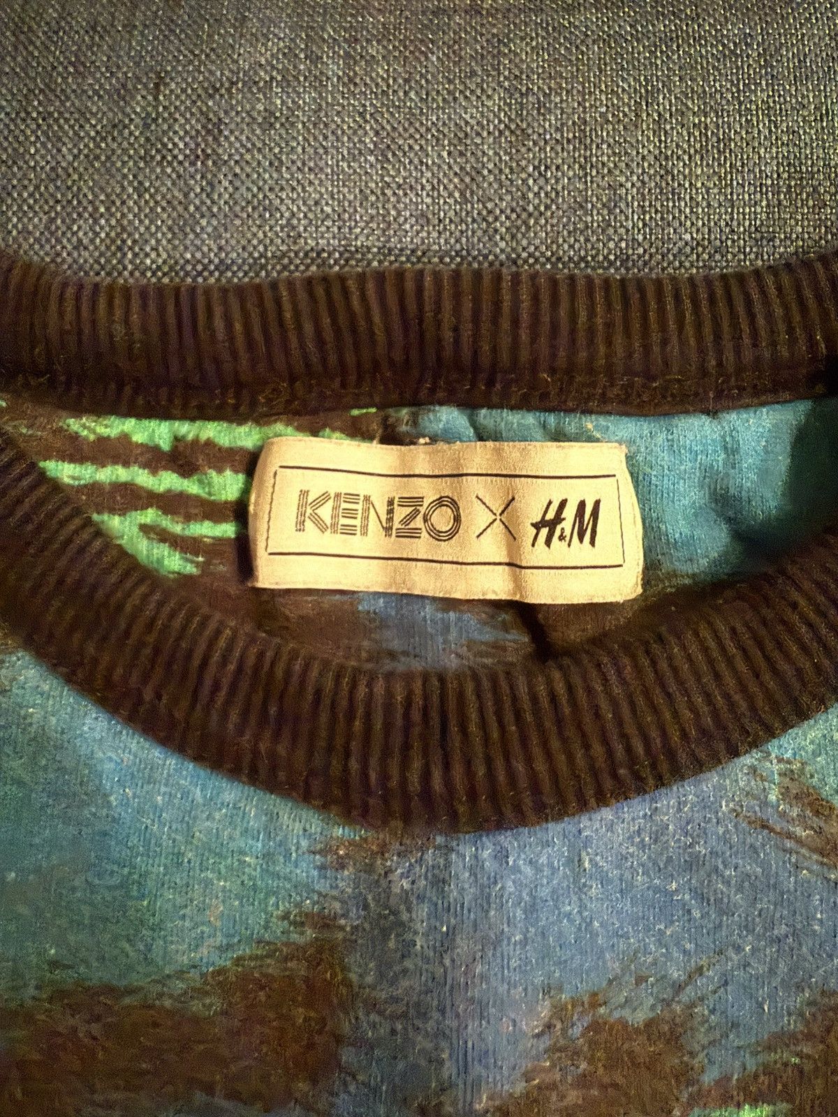 H&M × Kenzo Kenzo x H&M Jungle Paris Tiger Sweatshirt Size US L / EU 52-54 / 3 - 2 Thumbnail