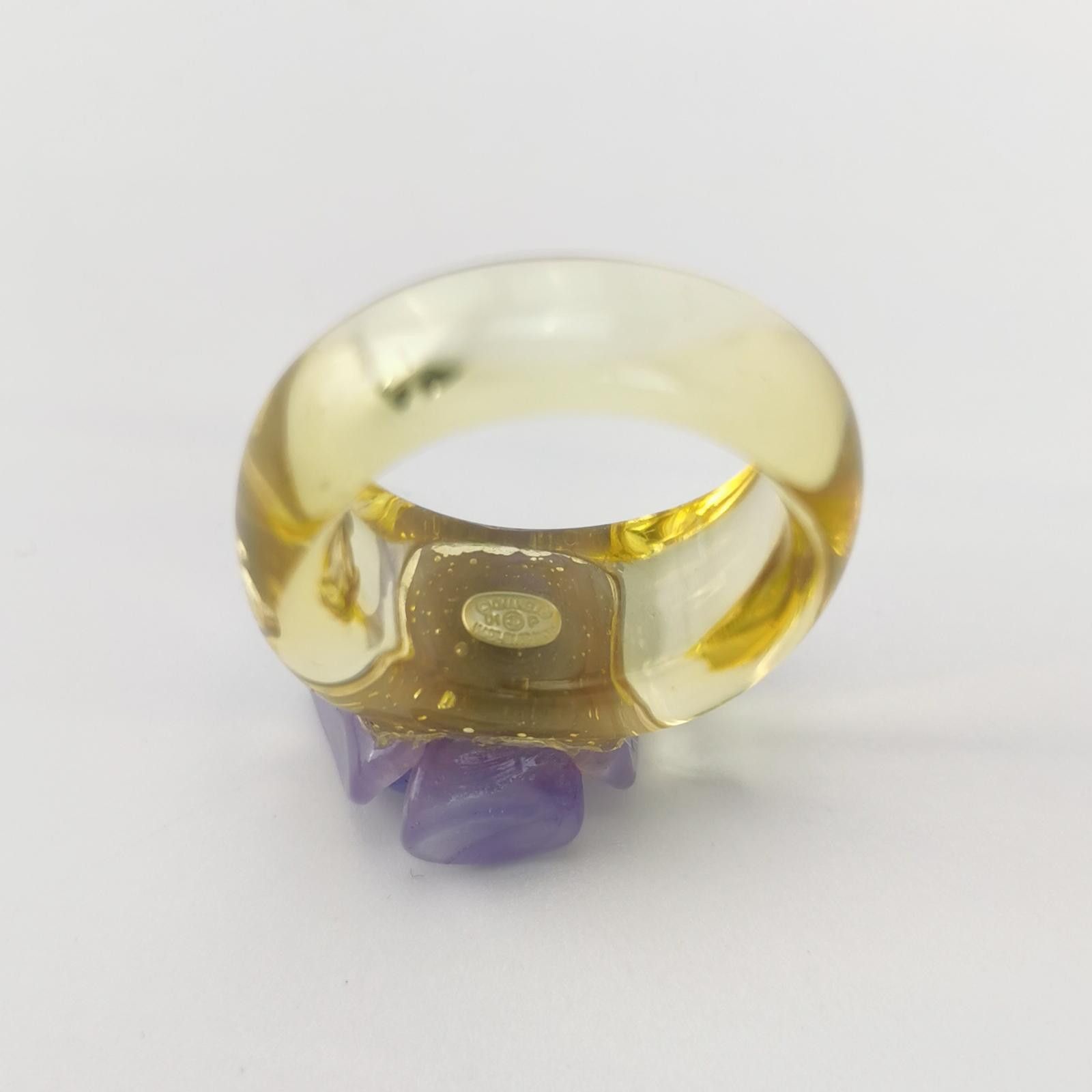 Chanel Chanel Camellia Double C Logo Ring Size 15 -z2505 Size ONE SIZE - 5 Thumbnail