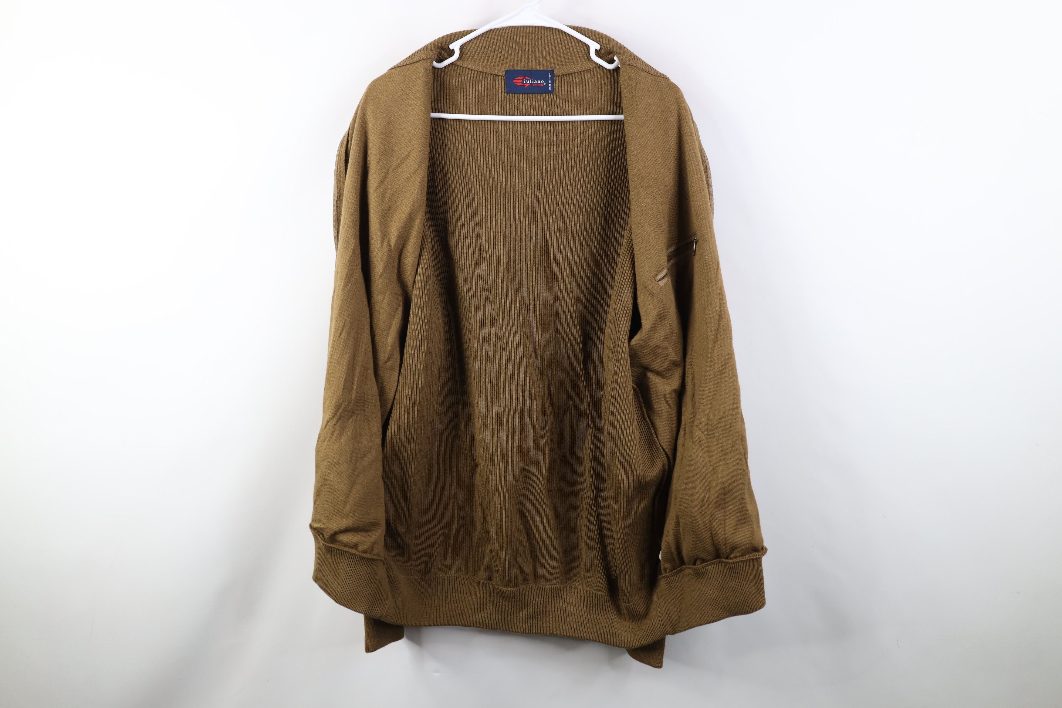 Vintage Vintage 90s Y2K Streetwear Ribbed Sweater Jacket Swacket Size US XXL / EU 58 / 5 - 9 Thumbnail