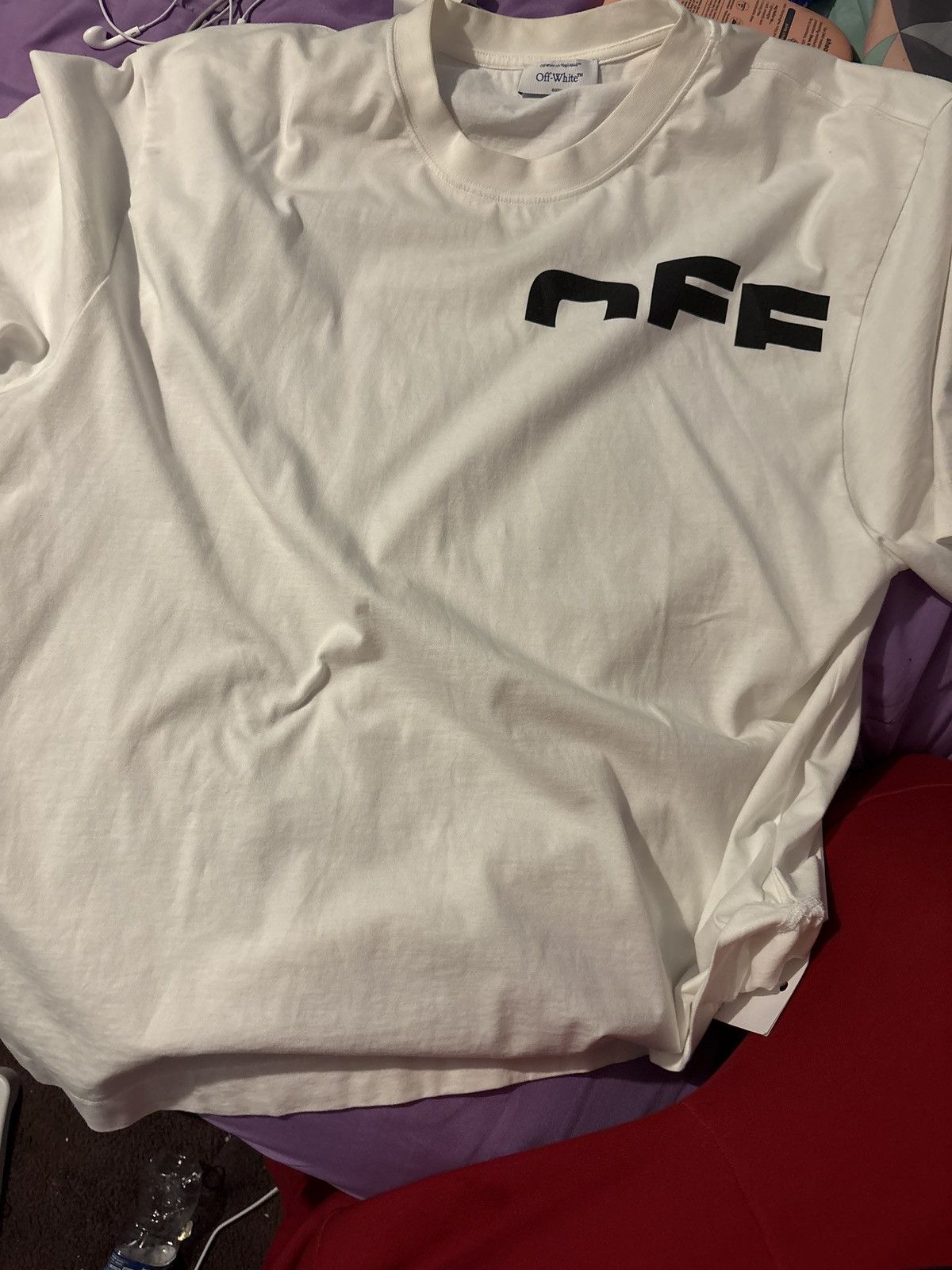 Off-White Shared Logo Skate Cotton T-Shirt Size US L / EU 52-54 / 3 - 1 Thumbnail
