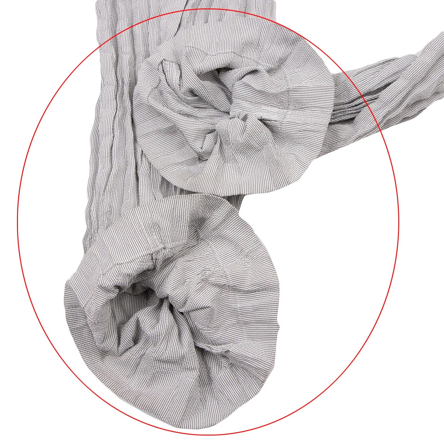 Issey Miyake Pleated Stripe Pants in Gray and White Size US 34 / EU 50 - 9 Thumbnail