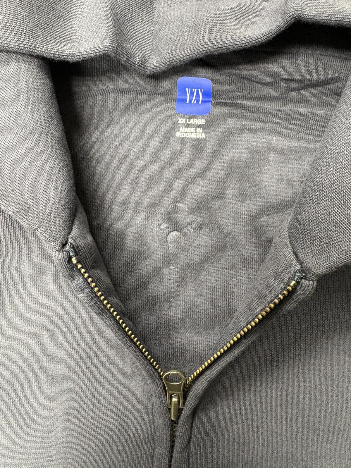 Yeezy YZY x GAP Zip up Hoodie Navy XXL Size US XXL / EU 58 / 5 - 7 Thumbnail