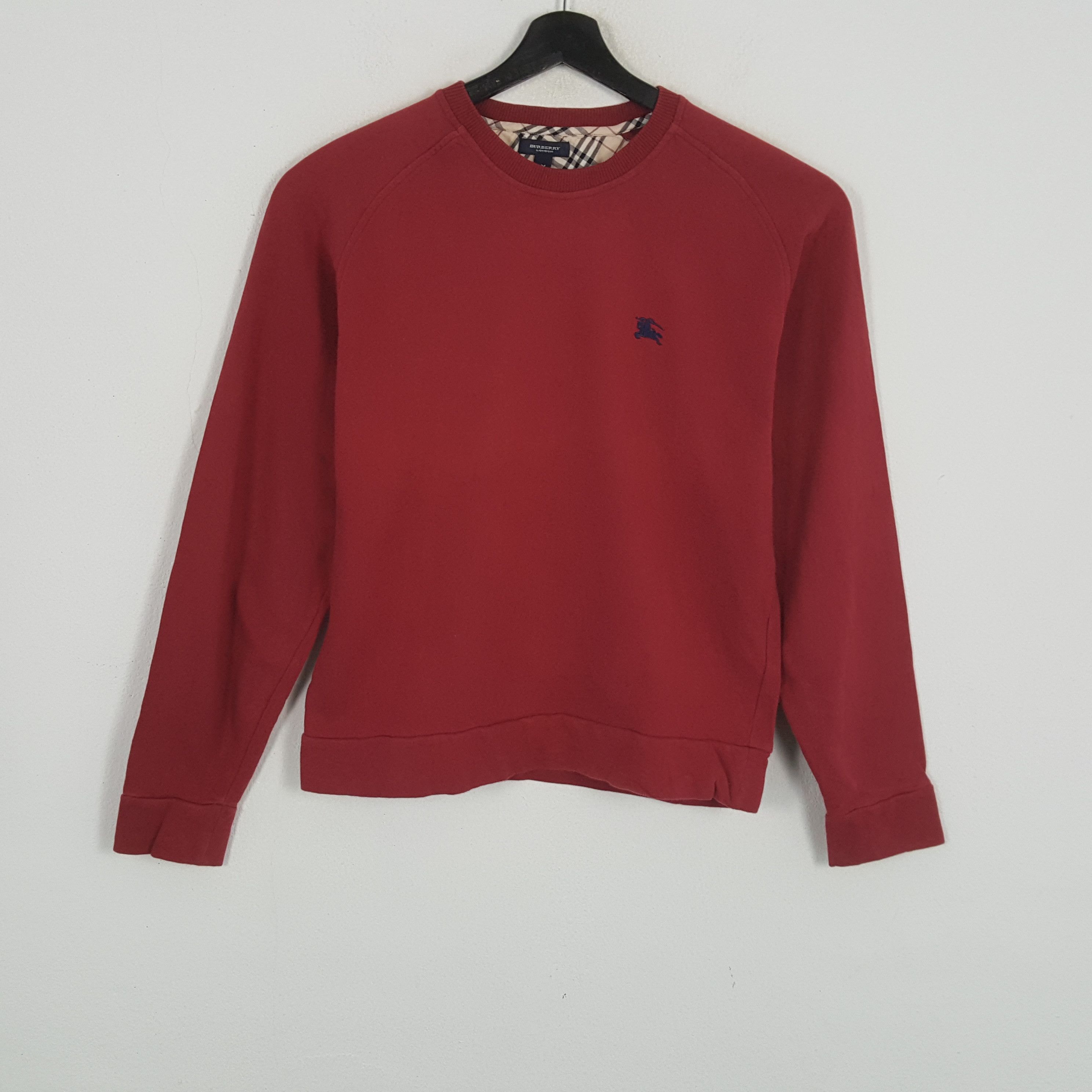 Burberry × Vintage BURBERRY LONDON Fashion Brand Custom Art Sweatshirt Size US M / EU 48-50 / 2 - 3 Thumbnail