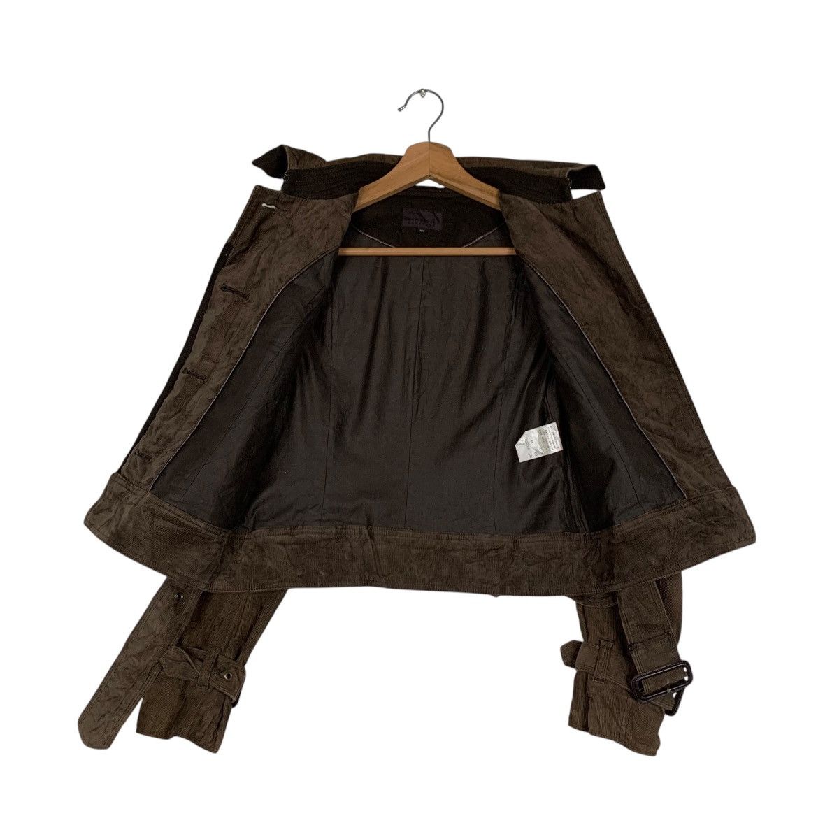 Japanese Brand UNIVERSAL LANGUAGE Crop Belted Jacket #1528-C68 Size XS / US 0-2 / IT 36-38 - 11 Thumbnail