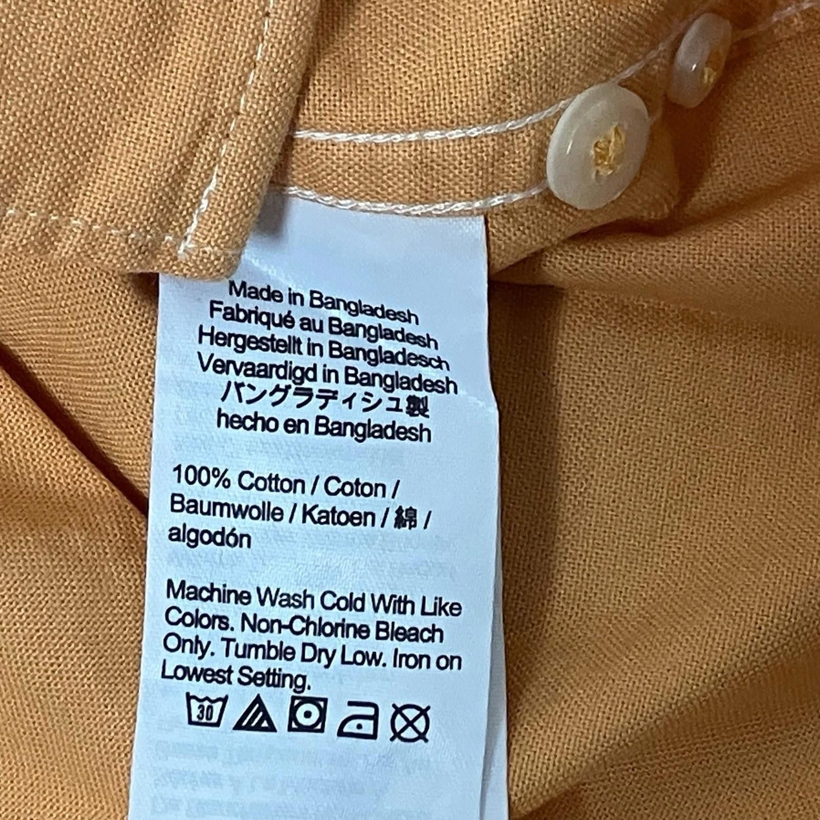 J.Crew J Crew Shirt Mens L Orange Button Down Oxford Broken In Size US L / EU 52-54 / 3 - 9 Thumbnail