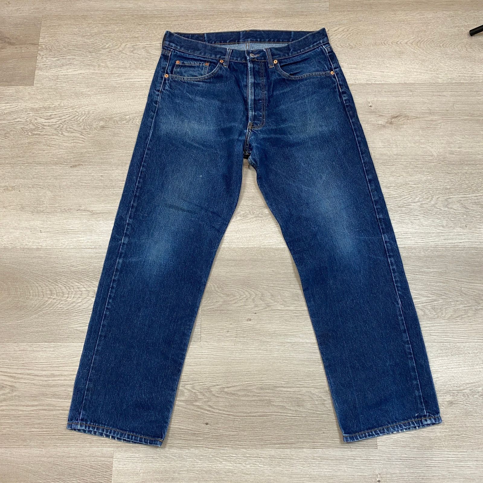 Levi's × Vintage VTG 90s Levi's 501 XX Straight Leg Jeans 36x30 Made in USA Size US 36 / EU 52 - 4 Thumbnail