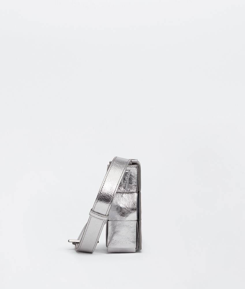 Bottega Veneta o1w1db10525 Size: OS / Cassette Bag in Silver Size ONE SIZE - 2 Thumbnail