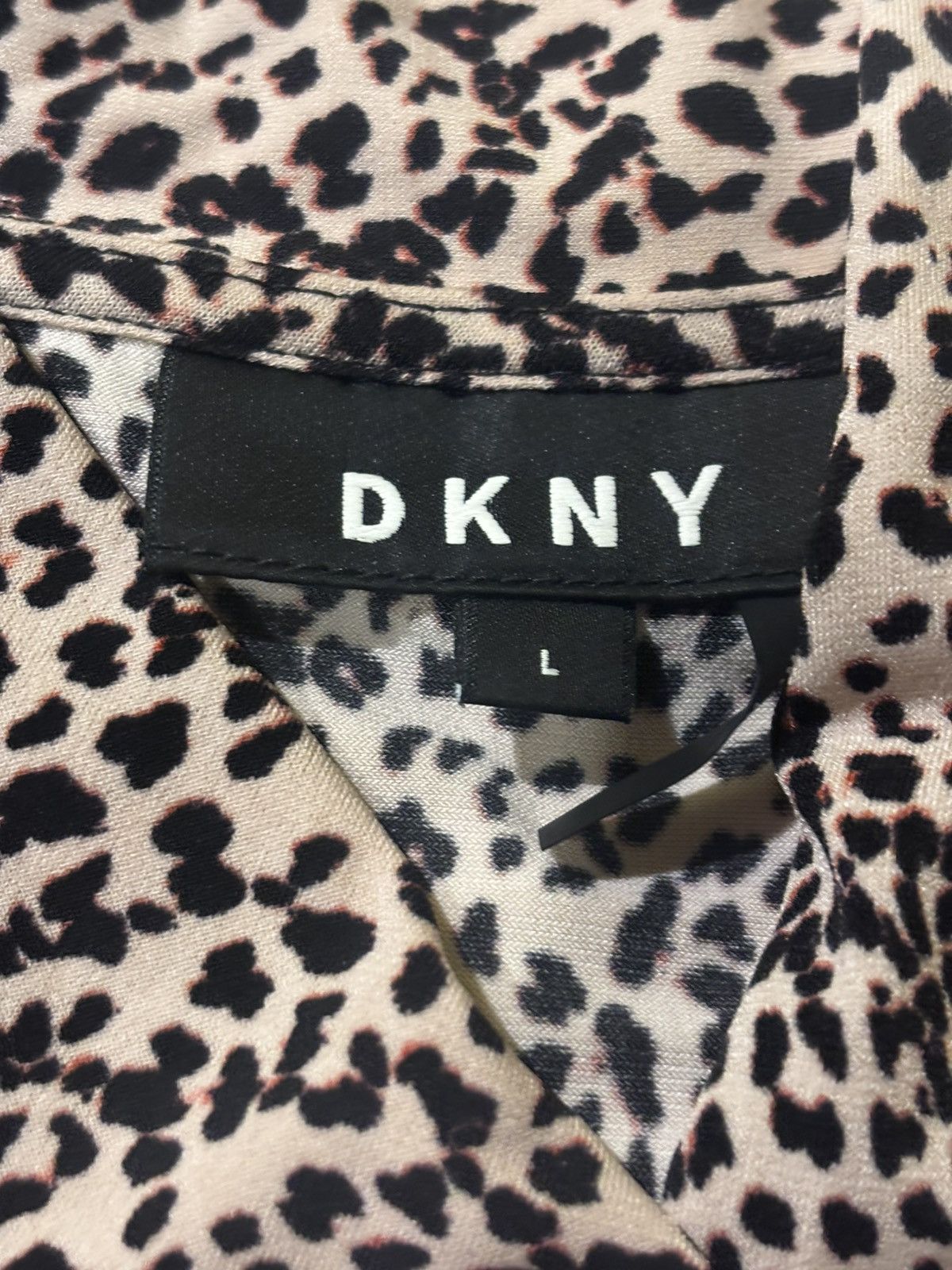 DKNY Women’s leopard print top0247 Size L / US 10 / IT 46 - 3 Thumbnail