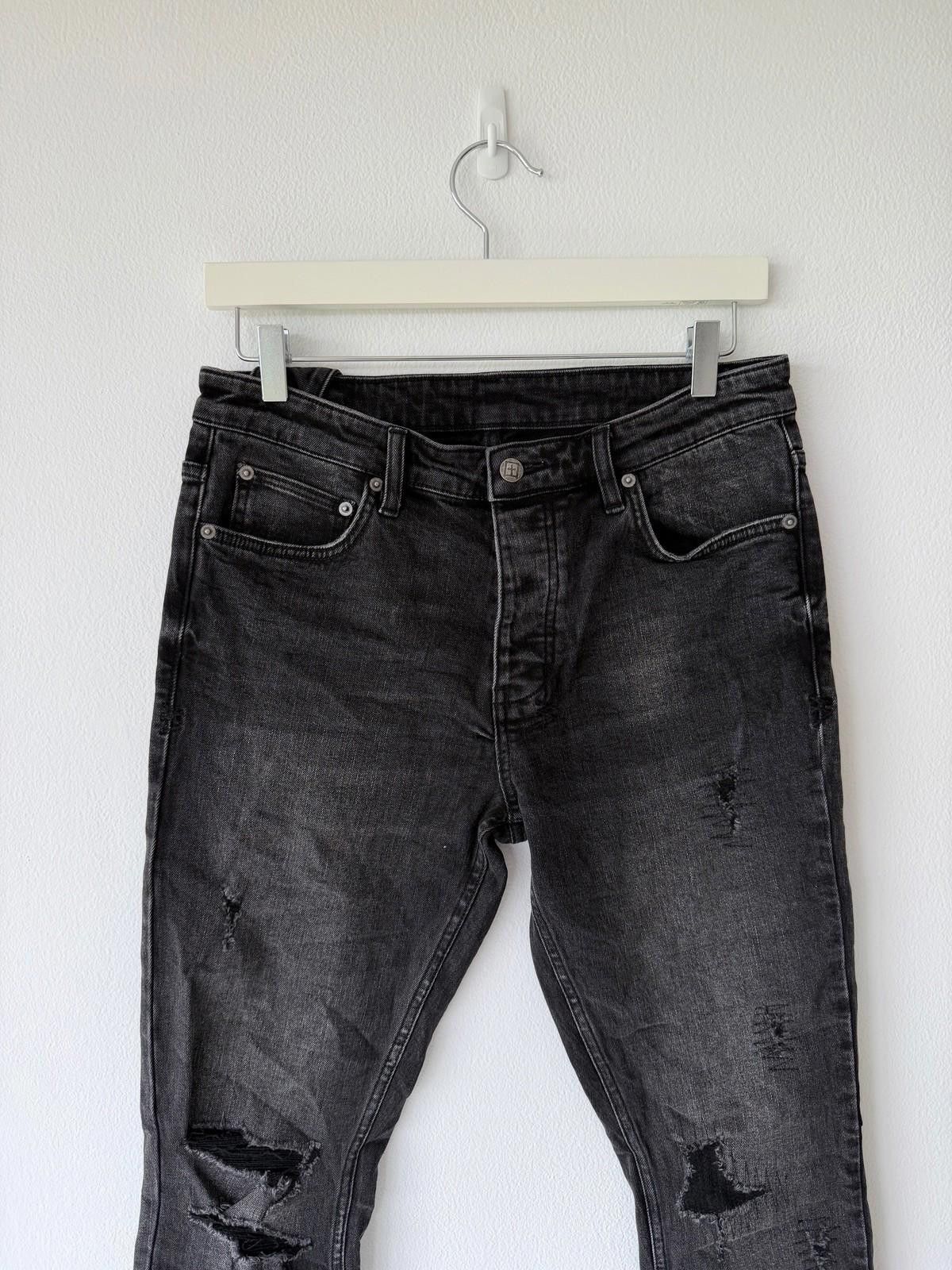 Ksubi new Ksubi mens jeans chitch black grey ashes trashed 32 Size US 32 / EU 48 - 2 Thumbnail