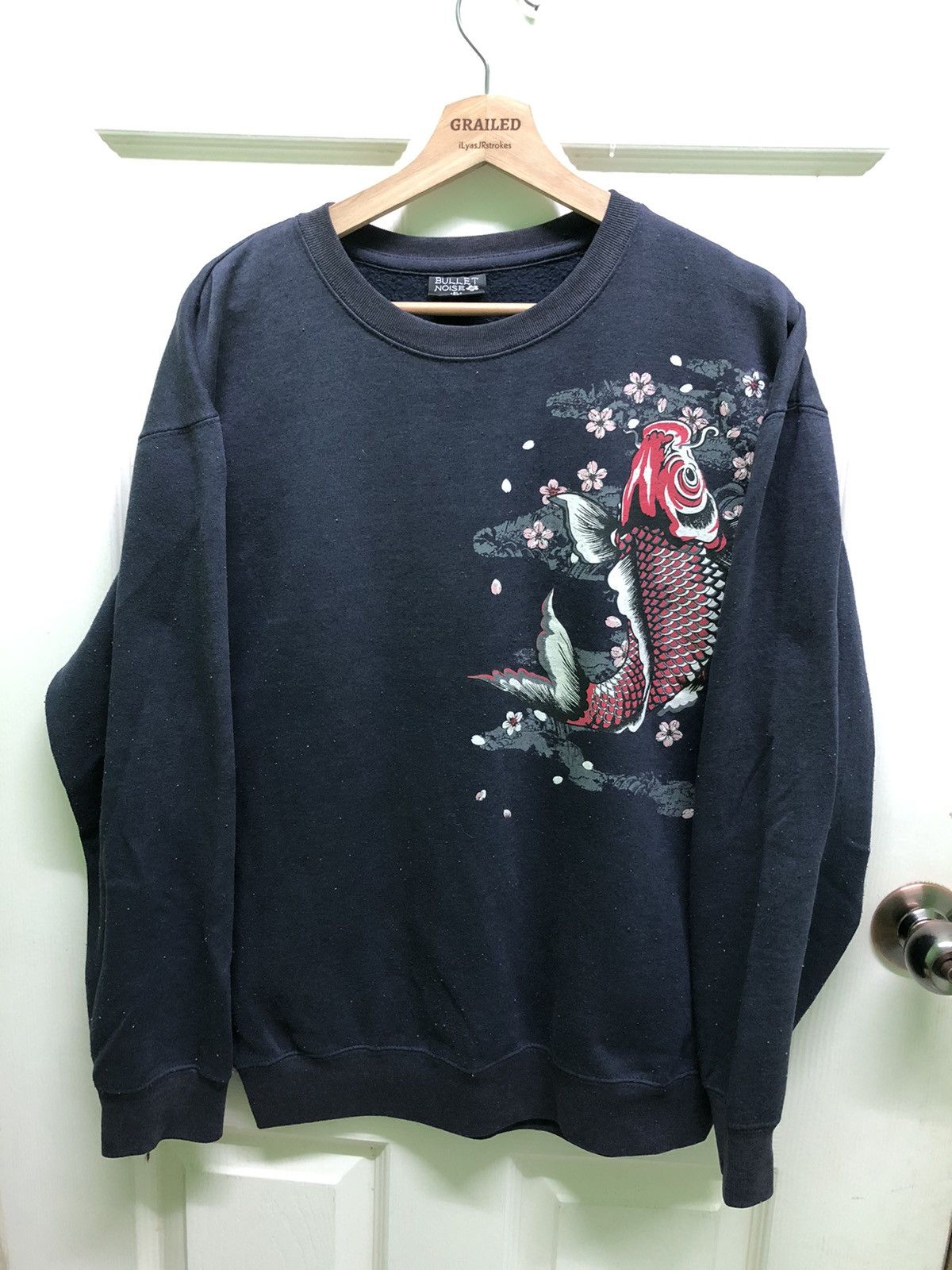 Bullet Noise Vintage Koi Fish Design Bullet Noise Sweatshirt Size US L / EU 52-54 / 3 - 2 Thumbnail