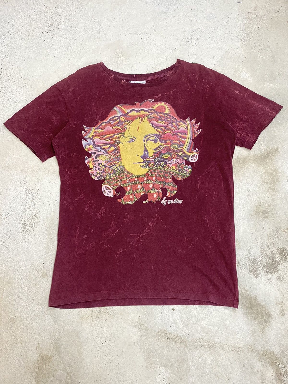 Band Tees Vintage John Lennon No Time ArtWork One Eye Distressed Size US M / EU 48-50 / 2 - 1 Thumbnail