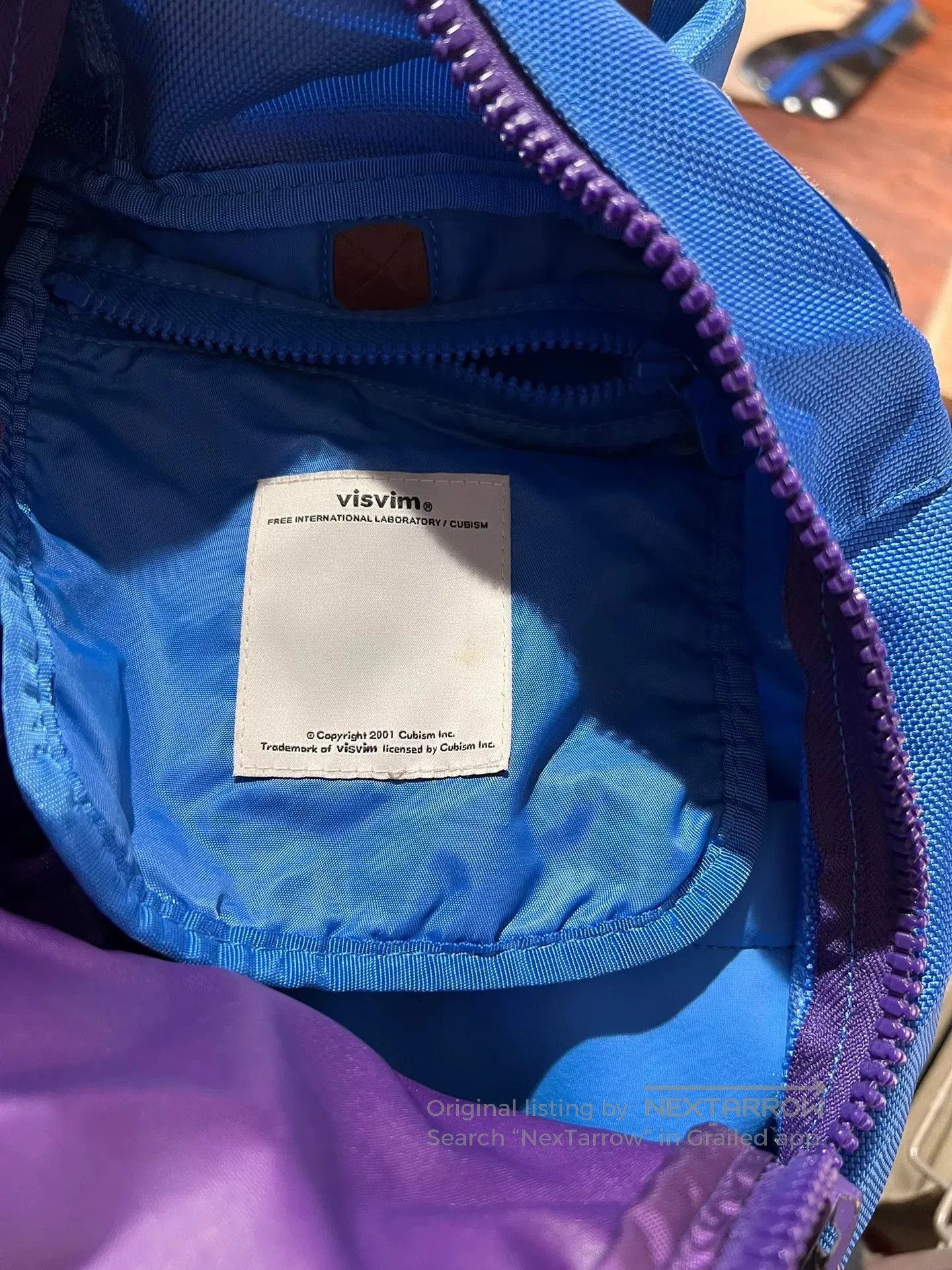 Visvim visvim ballistic 25L blue-purple backpack. Size ONE SIZE - 5 Thumbnail
