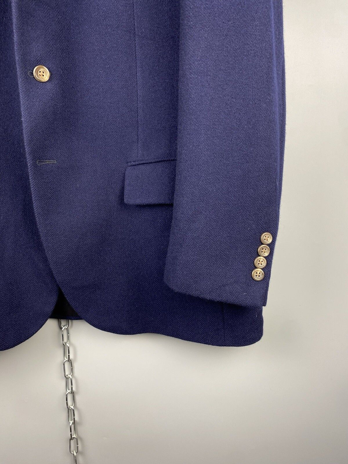 Polo Ralph Lauren Polo Ralph Lauren Cashmere Button Blazer Jacket Size 44R - 9 Thumbnail
