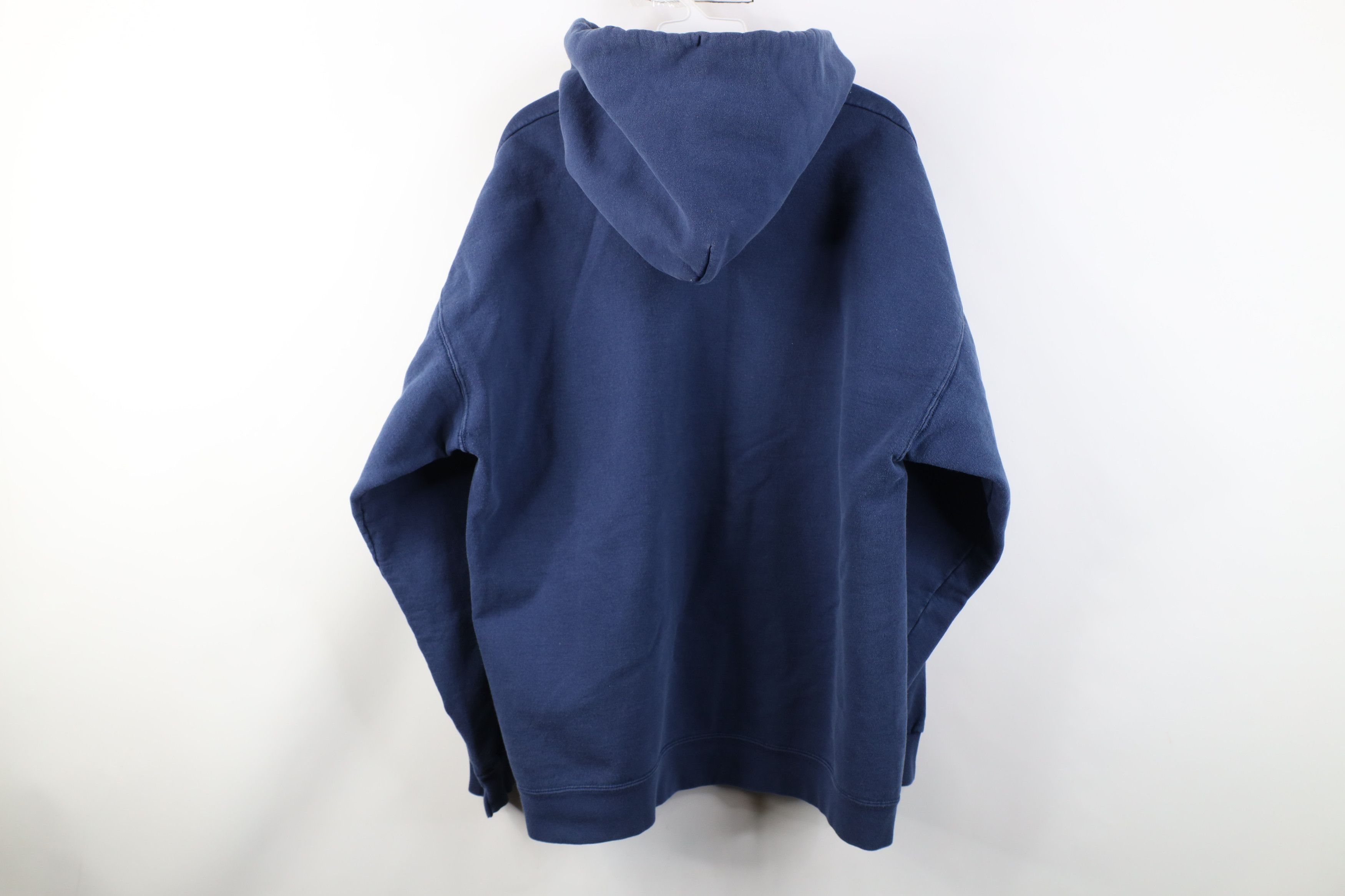 Vintage Vintage 90s Y2K University Basketball Hoodie Sweatshirt Blue Size US L / EU 52-54 / 3 - 14 Thumbnail