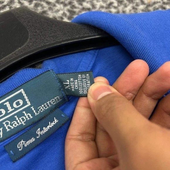 Polo Ralph Lauren Vintage Polo Ralph Lauren Polo XL Pima Interlock Cotton Size US XL / EU 56 / 4 - 7 Thumbnail