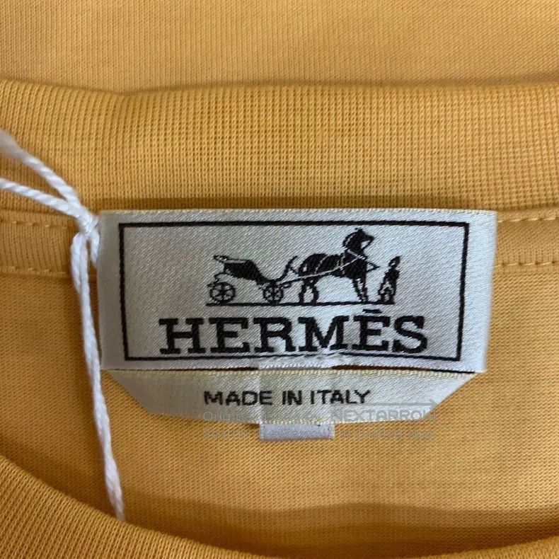 Hermes Hermes Melon Color Printed Short Sleeve Size L / US 10 / IT 46 - 5 Thumbnail
