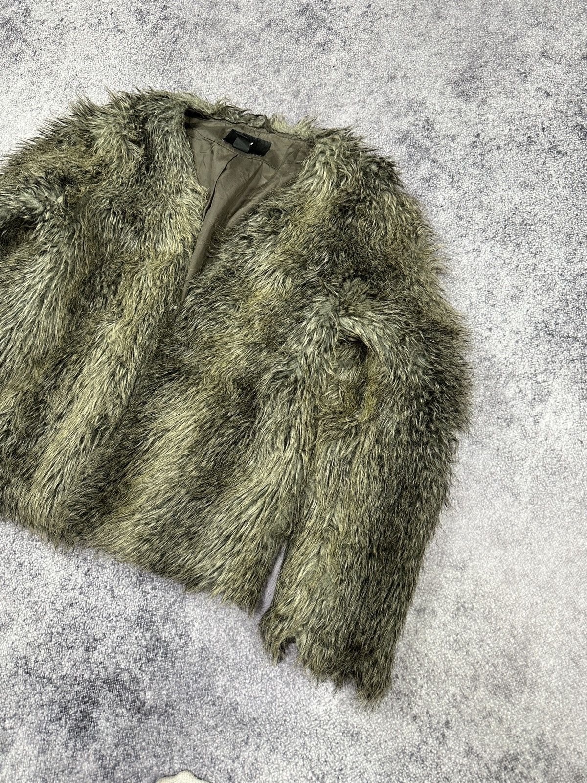 Other Y2K Vintage Fur Jacket Mohair Streetwear Opium Alt Rare VTg Size M / US 6-8 / IT 42-44 - 2 Thumbnail