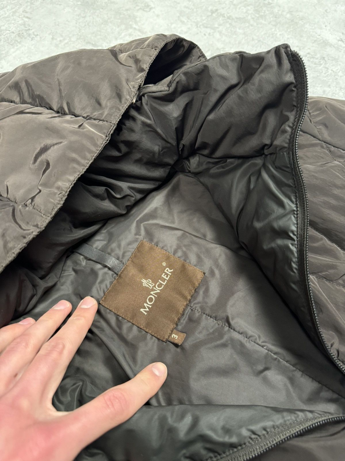 Moncler Vintage Moncler Long Jacket Coat Down Parka Nylon Size 3 Size L / US 10 / IT 46 - 19 Thumbnail