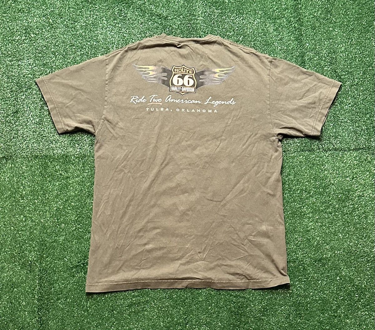 Harley Davidson Vintage 2004 Route 66 Harley Davidson Flames Shirt Size L Size US L / EU 52-54 / 3 - 2 Thumbnail