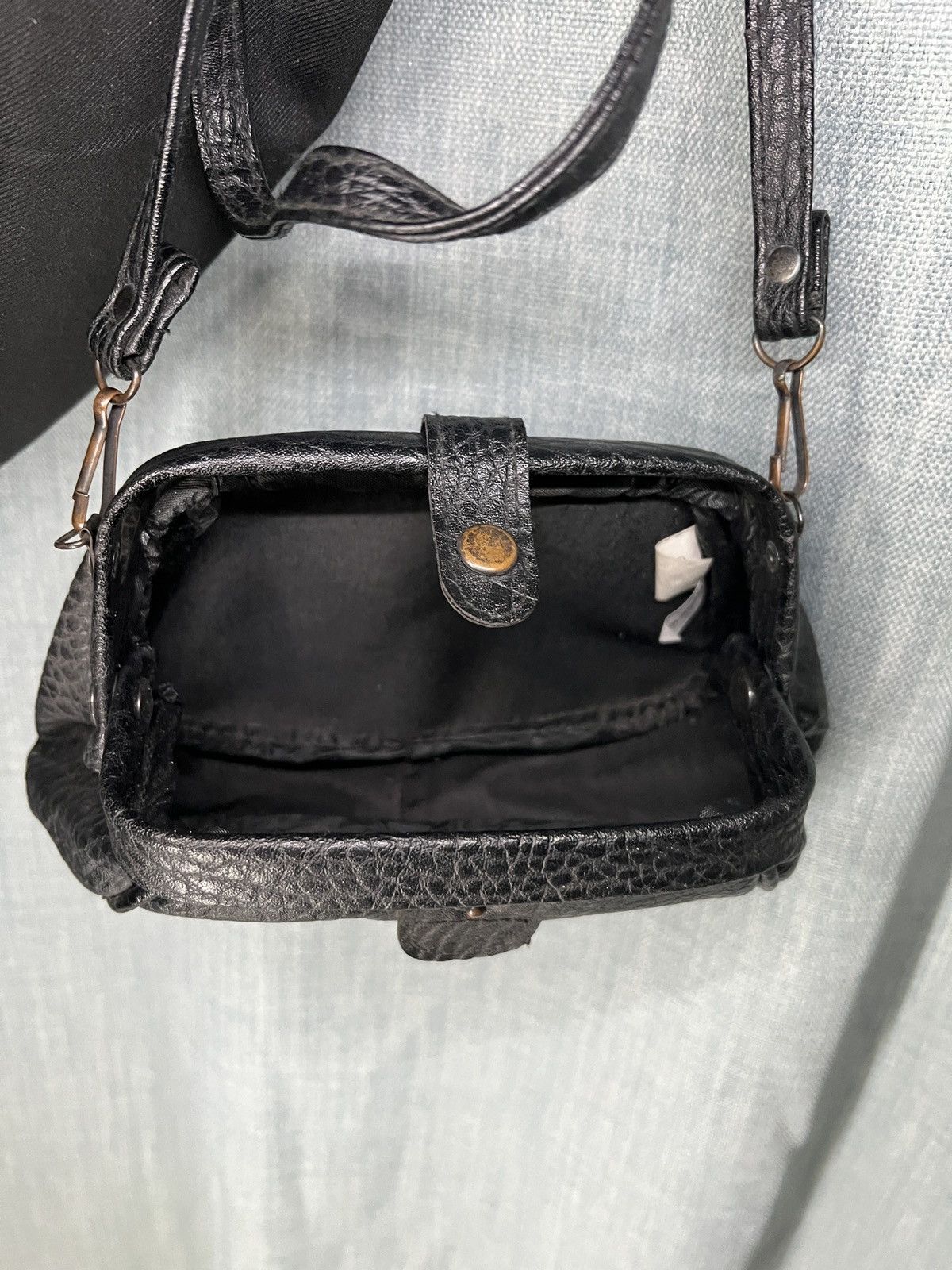 Vintage Y2k Vintage Leather bag messenger Opium archive Size ONE SIZE - 9 Thumbnail