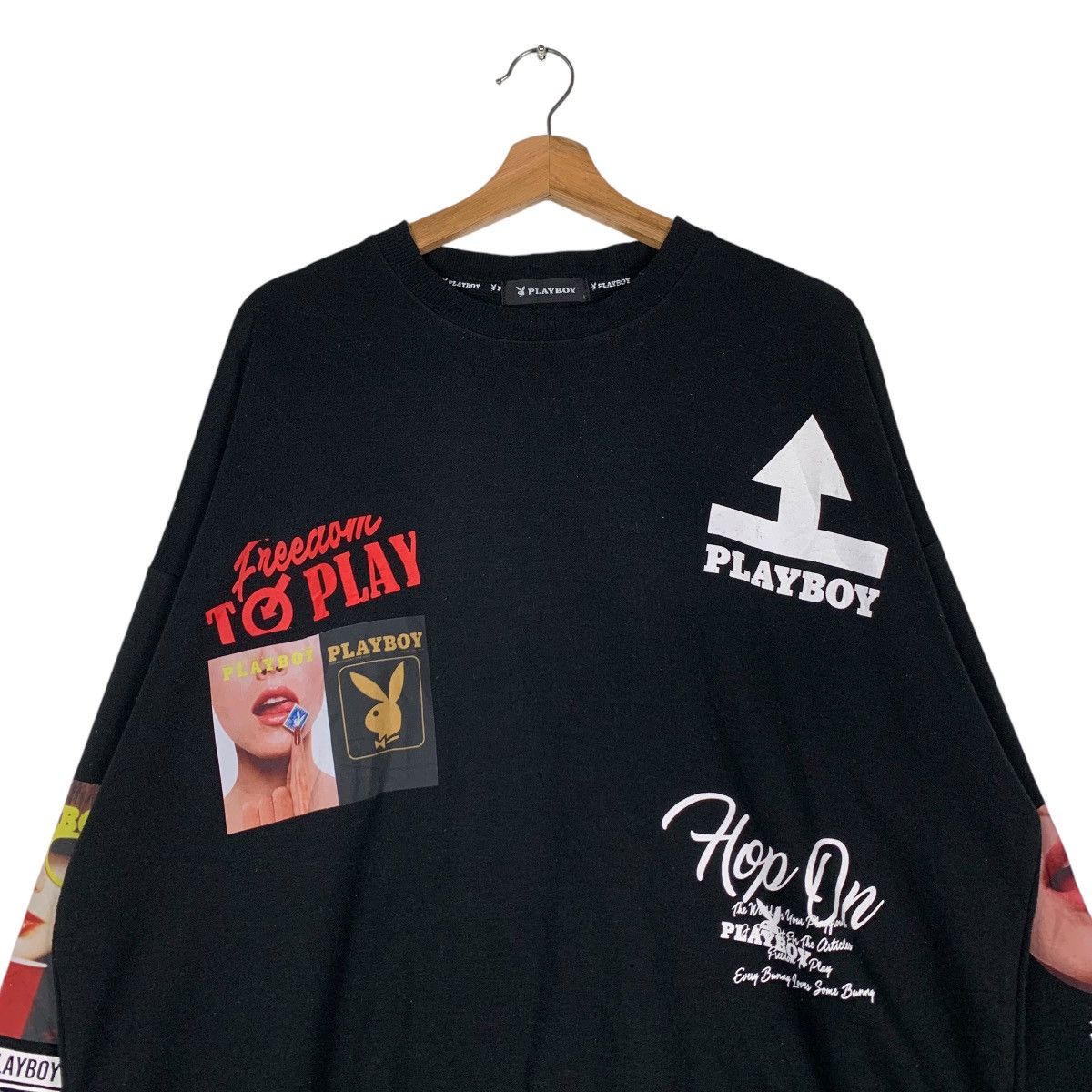 Playboy PLAYBOY Graphics Sweatshirt #1382-C62 Size US L / EU 52-54 / 3 - 2 Thumbnail