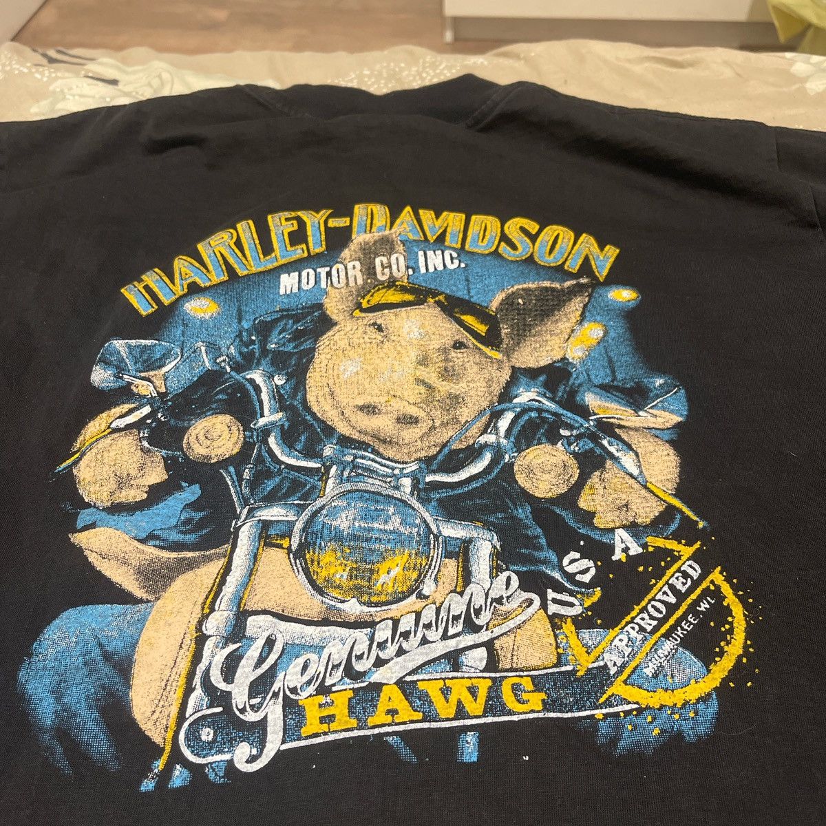 Harley Davidson Vintage harley davidson t shirt hogs Size US L / EU 52-54 / 3 - 2 Thumbnail
