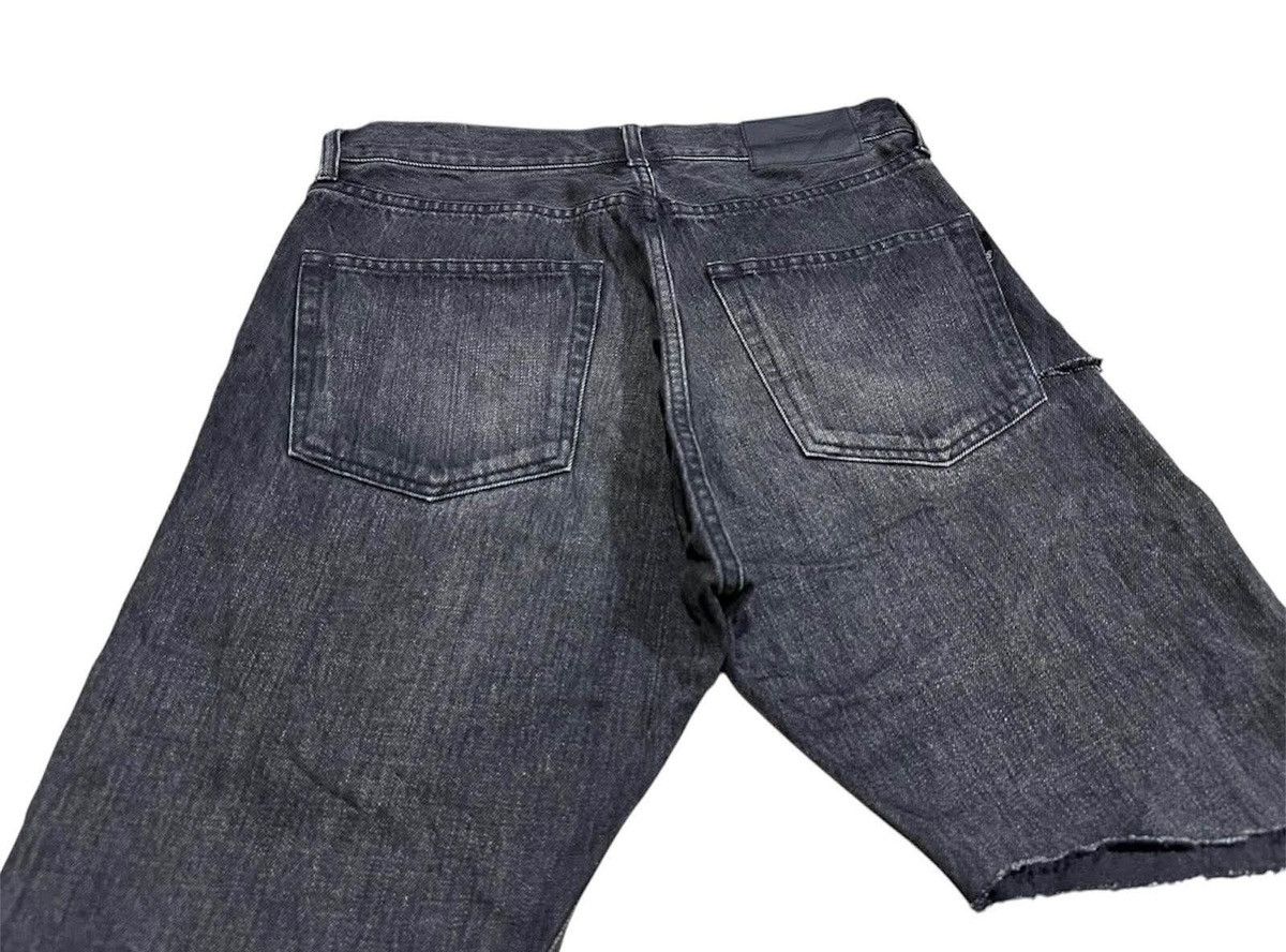 Japanese Brand × Jun Takahashi × Undercover 🔥Sick Undercover Black Denim Cut Off Distressed Size US 32 / EU 48 - 10 Thumbnail