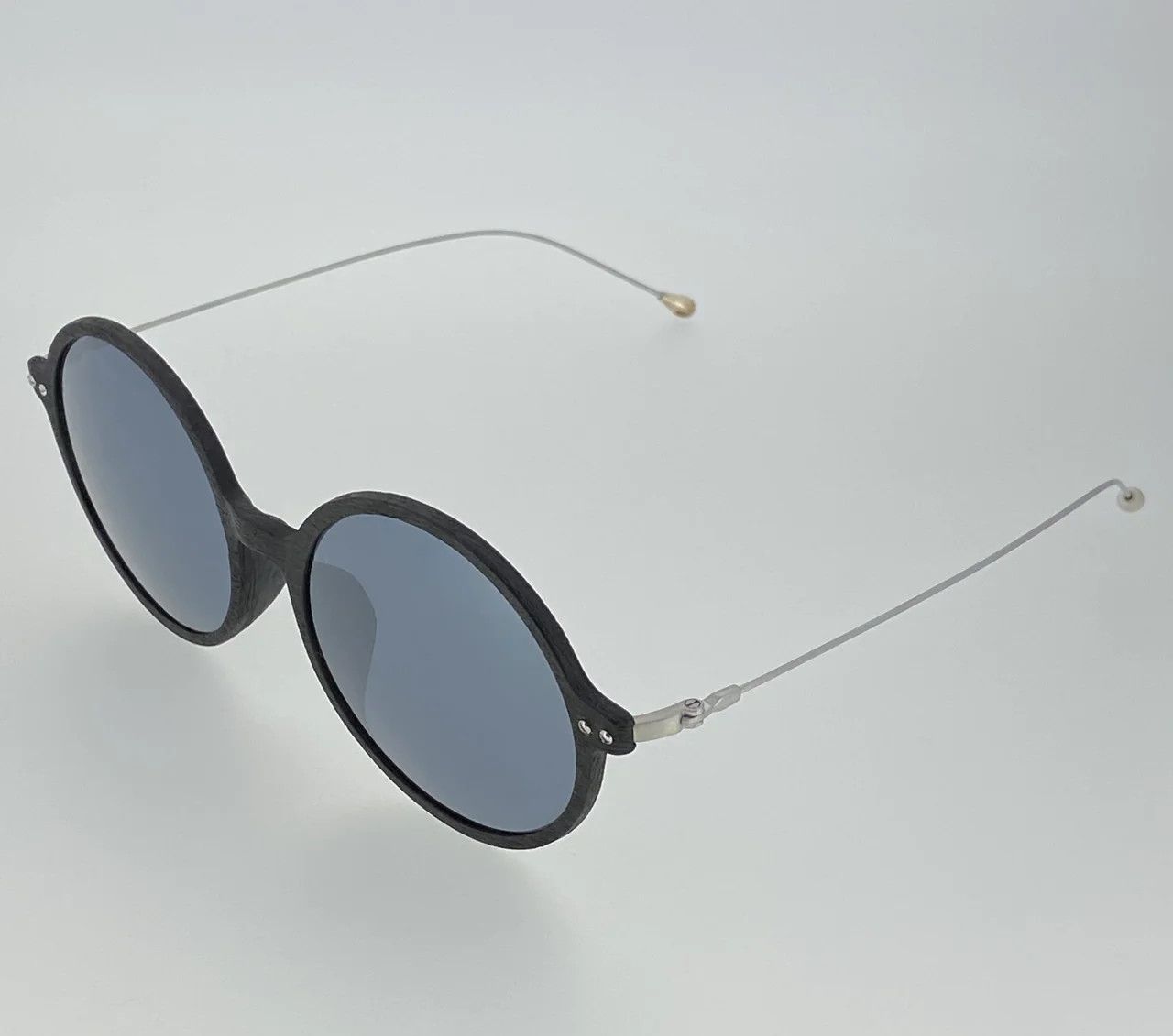 Ann Demeulemeester Ann Demeulemeester Sunglasses Round Black and Grey Size ONE SIZE - 1 Thumbnail