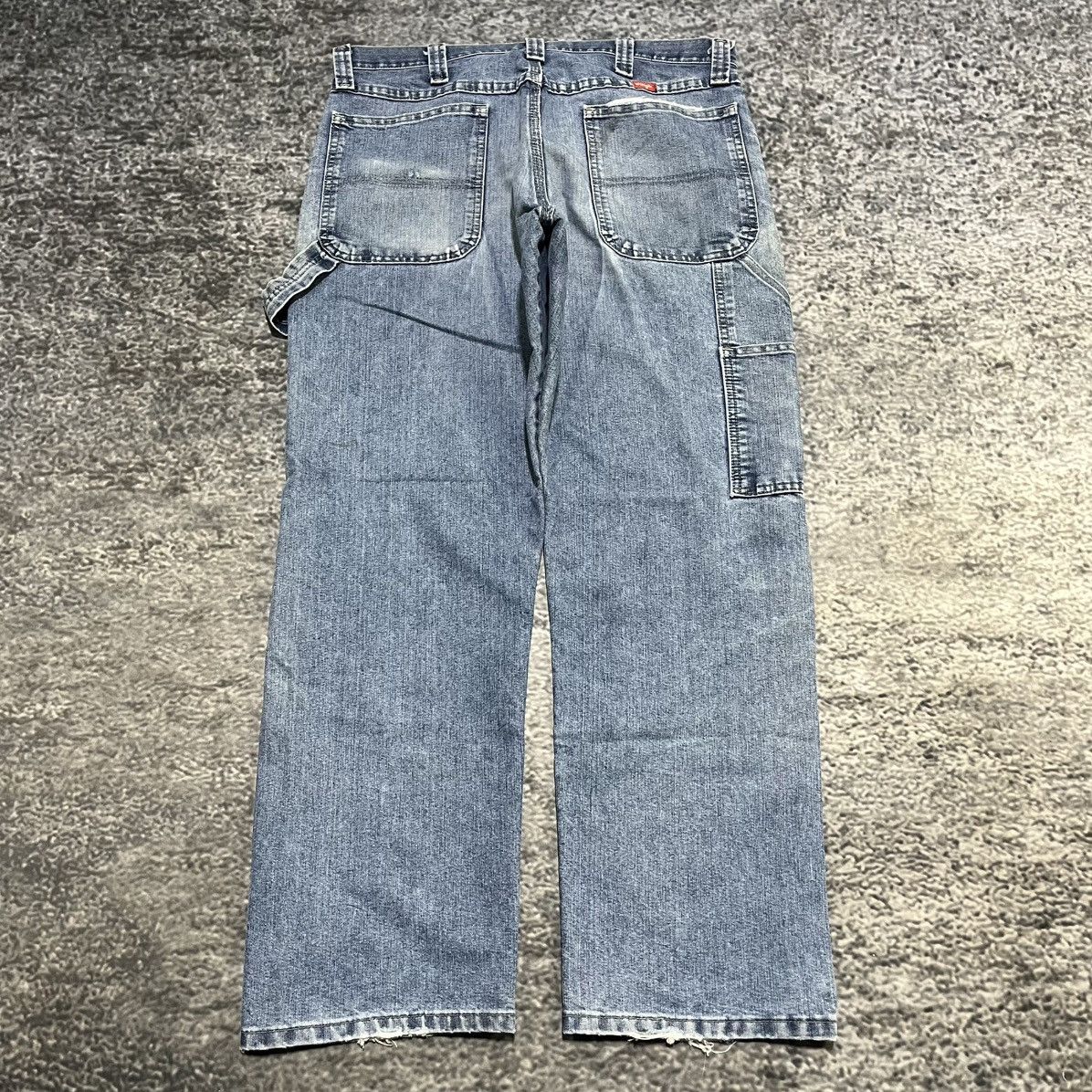 Wrangler Vintage Wrangler Distressed Workwear Skater Carpenter Jeans Size US 34 / EU 50 - 2 Thumbnail