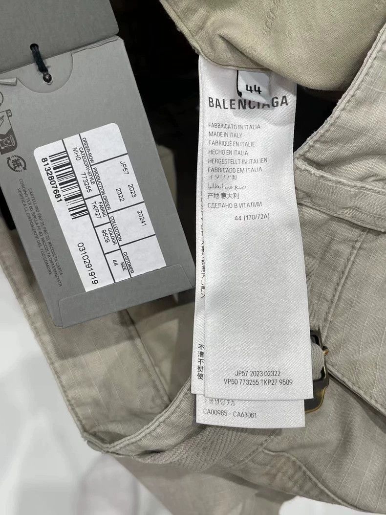 Balenciaga Balenciaga 24SS Grade Robe Cargo Work Pants Size US 44 / EU 60 - 8 Thumbnail