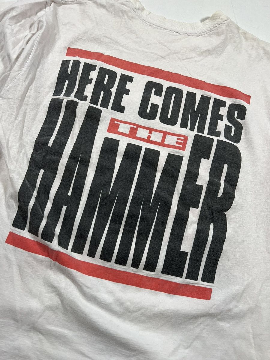 Band Tees Vintage 90s Mc Hammer Here Comes The Hammer Tee Size US L / EU 52-54 / 3 - 5 Thumbnail