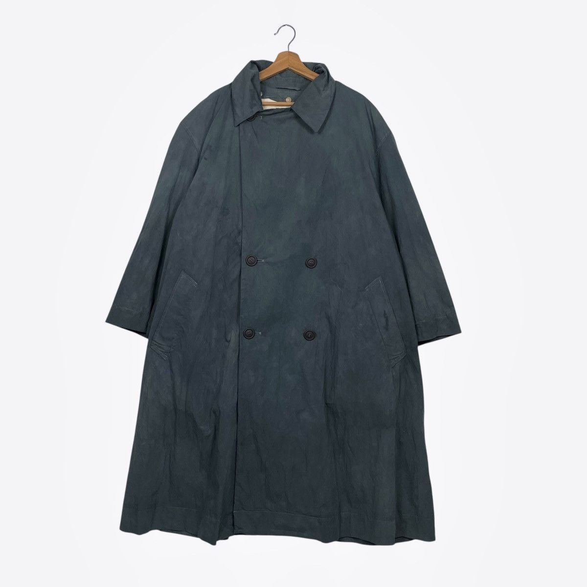 Issey Miyake Issey Miyake Double Breasted Overcoat Size US M / EU 48-50 / 2 - 1 Thumbnail