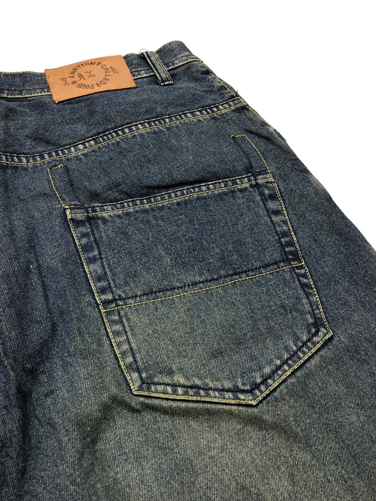 JNCO × Vintage PNB NATION baggy short pants Size US 32 / EU 48 - 8 Thumbnail