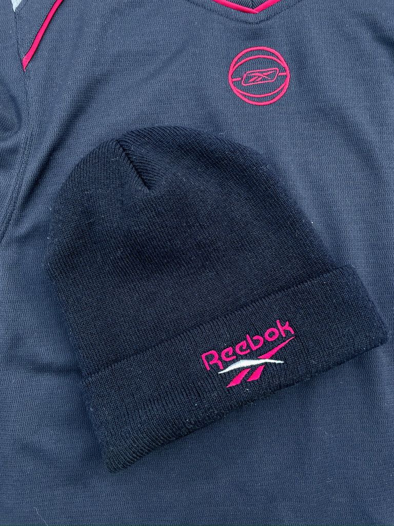 Reebok × Vintage Y2K Reebok Beanie Touque Size ONE SIZE - 4 Thumbnail