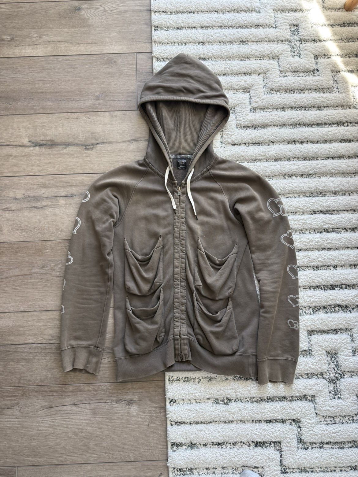 ナンバーナイン　SS05 マルチポケット　ジップアップ　パーカー　2 Number (N)ine × Takashi Murakami Number Nine SS05 'Nightcrawler
