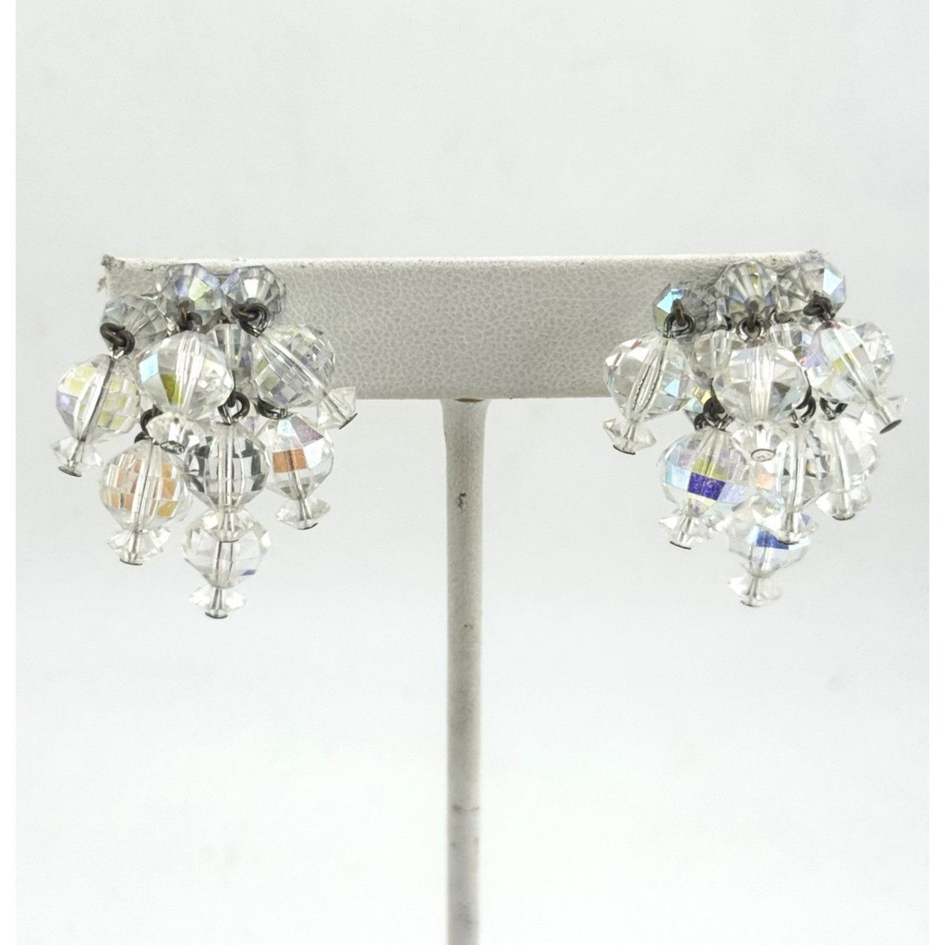 Vintage Vintage Laguna Crystal Cluster Dangle Earrings Size ONE SIZE - 1 Thumbnail